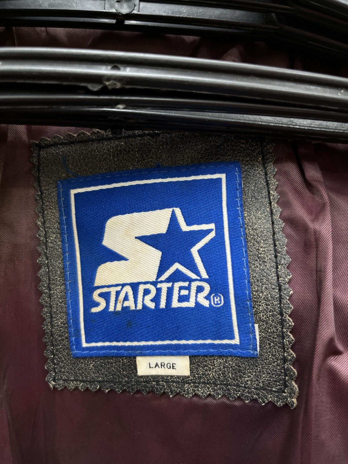 Starter 🔥🔥🔥STEALS VINTAGE STARTER VARSITY LEATHER JACKET Size US L / EU 52-54 / 3 - 5 Thumbnail