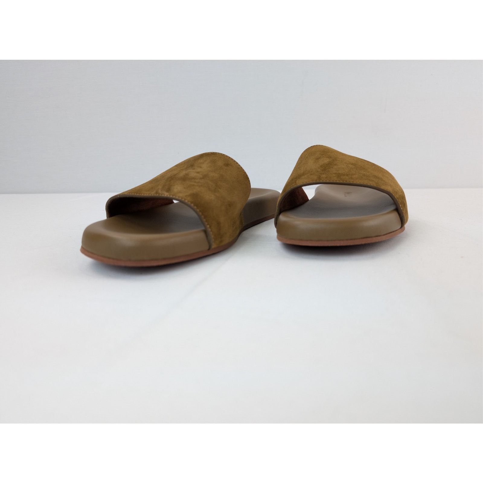 Loro Piana o1rshd1 Sea-Slide Walk Suede Slippers in Tan Size US 8 / EU 41 - 7 Thumbnail
