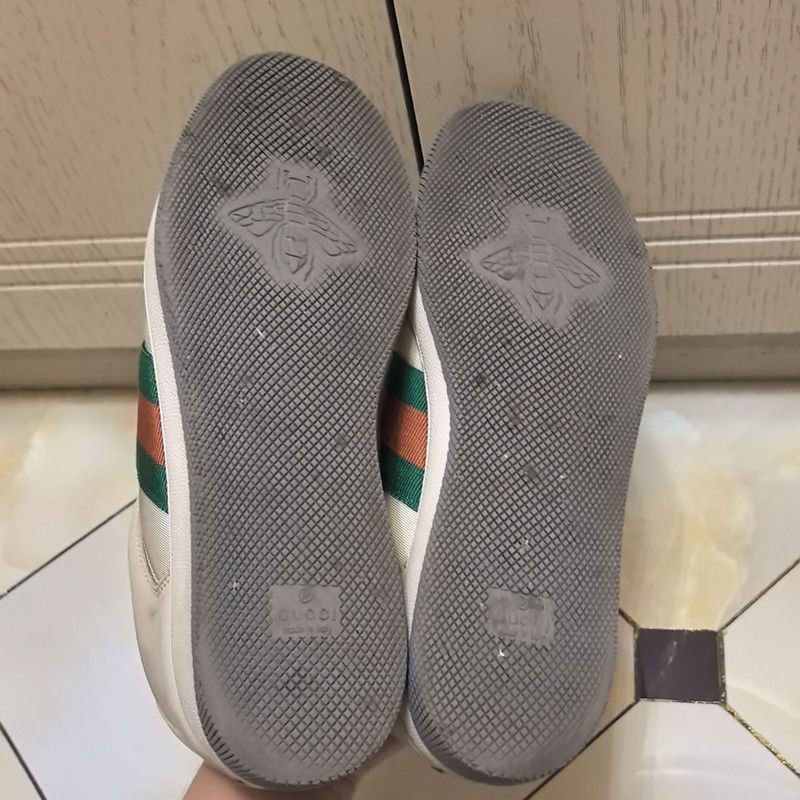 Gucci Gucci Screener Leather Sneakers for Men - Size US 8 / EU 41 - 4 Thumbnail