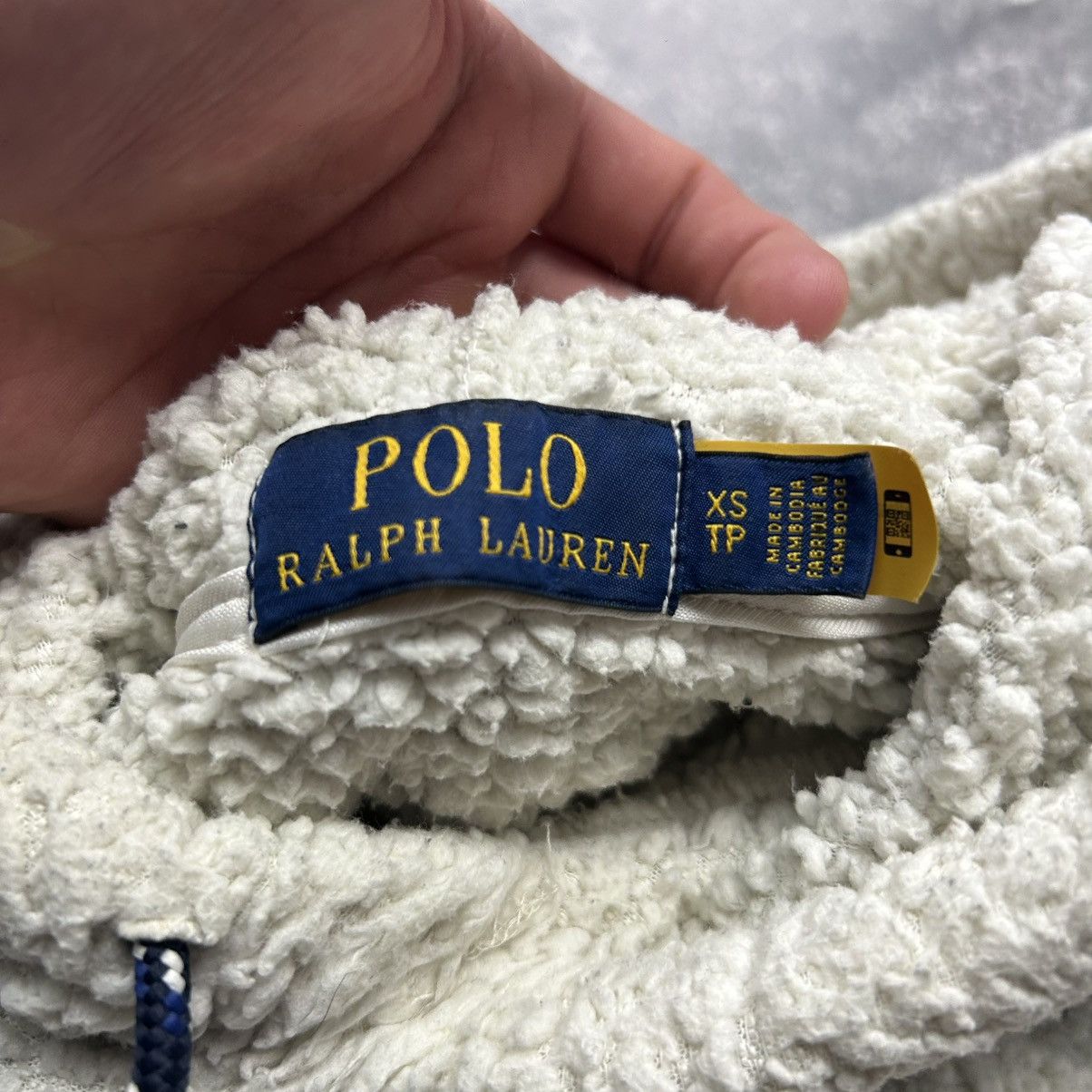 Polo Ralph Lauren Mens Polo Ralph Lauren Big logo teddy fleece y2k hoodie Size US XS / EU 42 / 0 - 9 Thumbnail