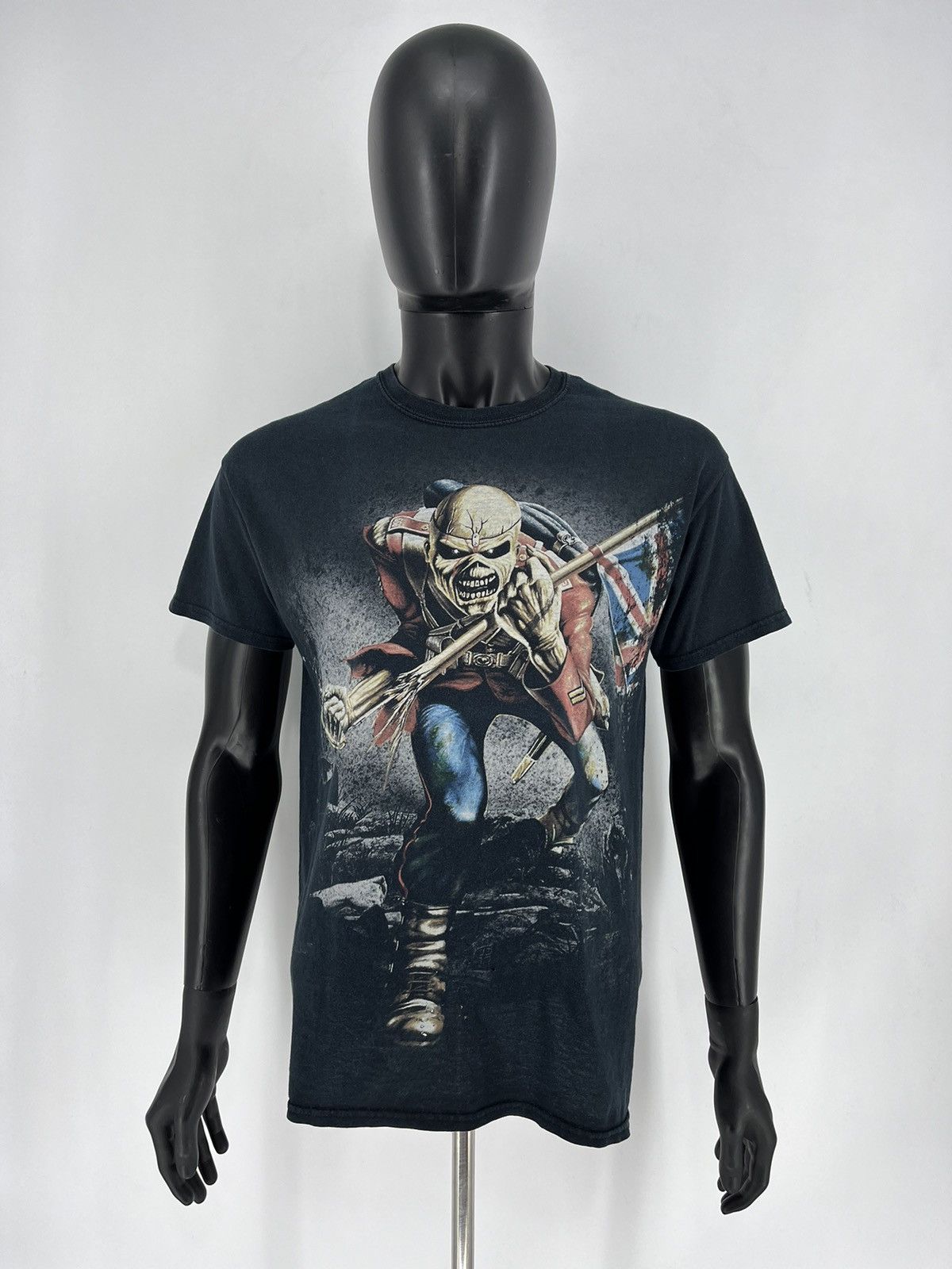 Band Tees Faded Iron Maiden The Trooper Heavy Metal Band Tee Size M Size US M / EU 48-50 / 2 - 2 Thumbnail