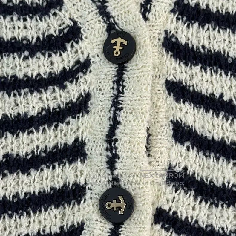 Dior Dior Blue and white striped anchor button pattern knitted Size XS / US 0-2 / IT 36-38 - 7 Thumbnail
