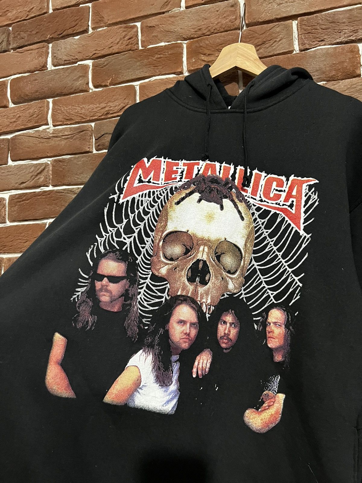 Band Tees Vintage 00s Metallica Spider Print Metal Band Tee Hoodie XL Size US XXL / EU 58 / 5 - 6 Thumbnail