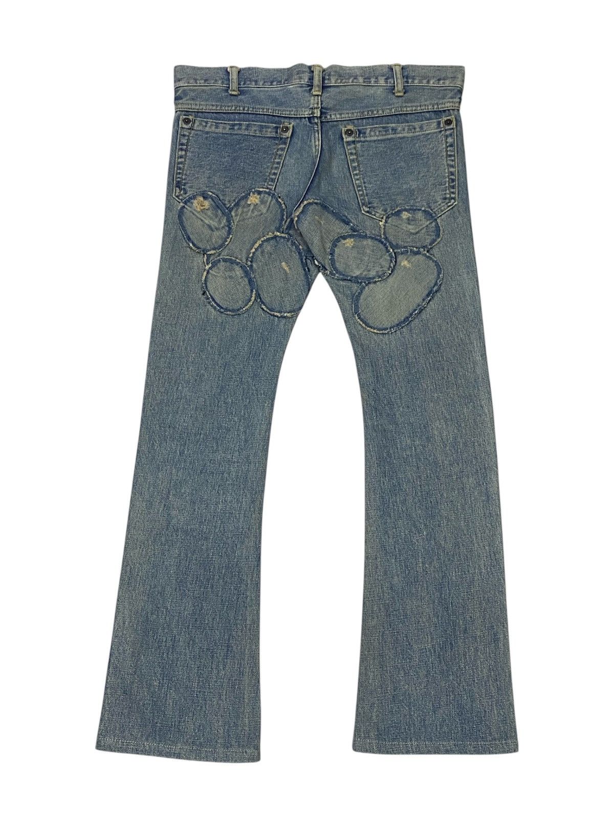 Cosmic Wonder Rare🔥1999 Cosmic Wonder ‘MADONNA’ Patchwork Distressed Denim Size 30" / US 8 / IT 44 - 8 Thumbnail