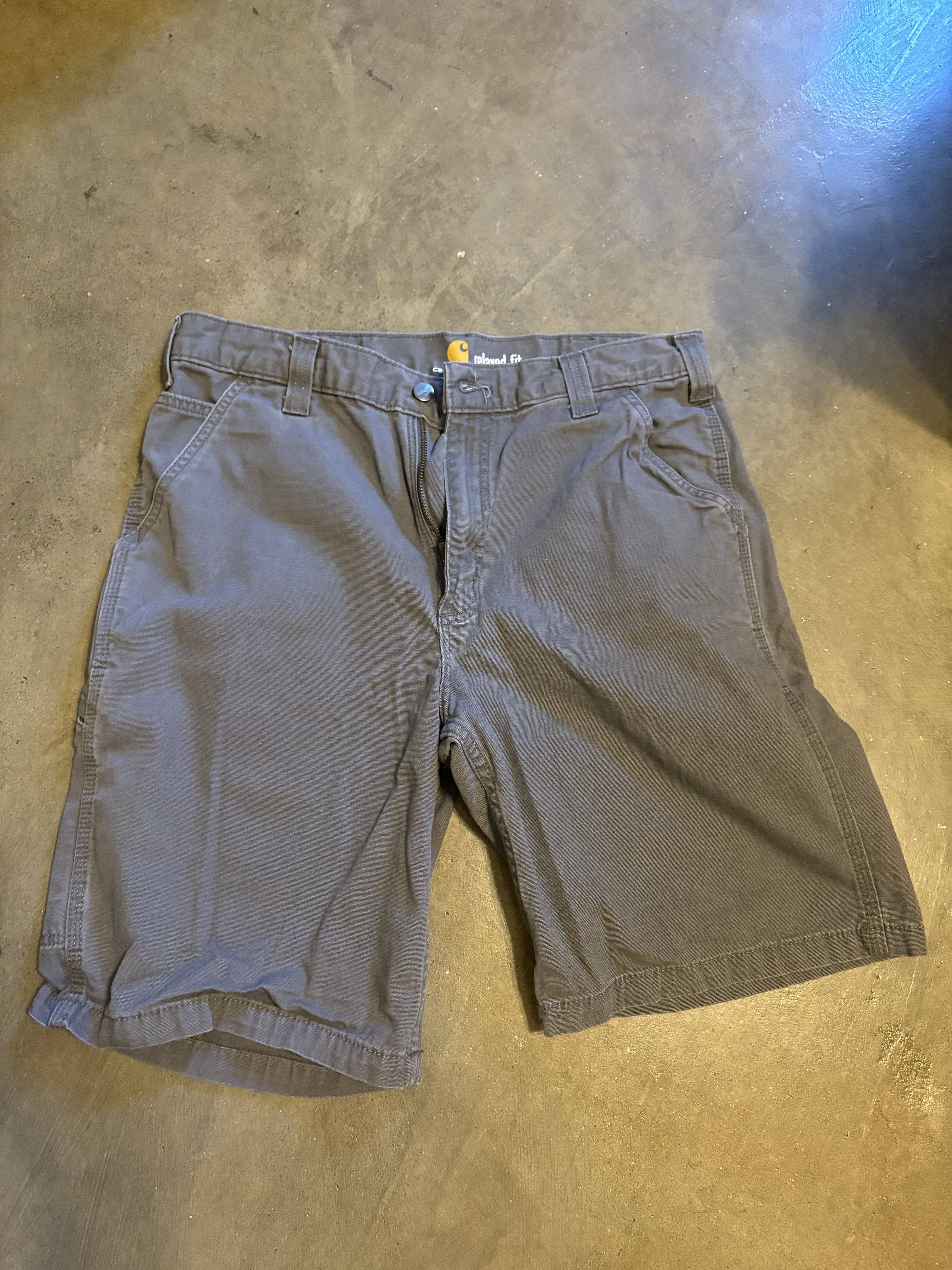 Carhartt Grey Carhartt Carpenter Shorts Size 34” Relaxed Fit Size US 34 / EU 50 - 1 Thumbnail