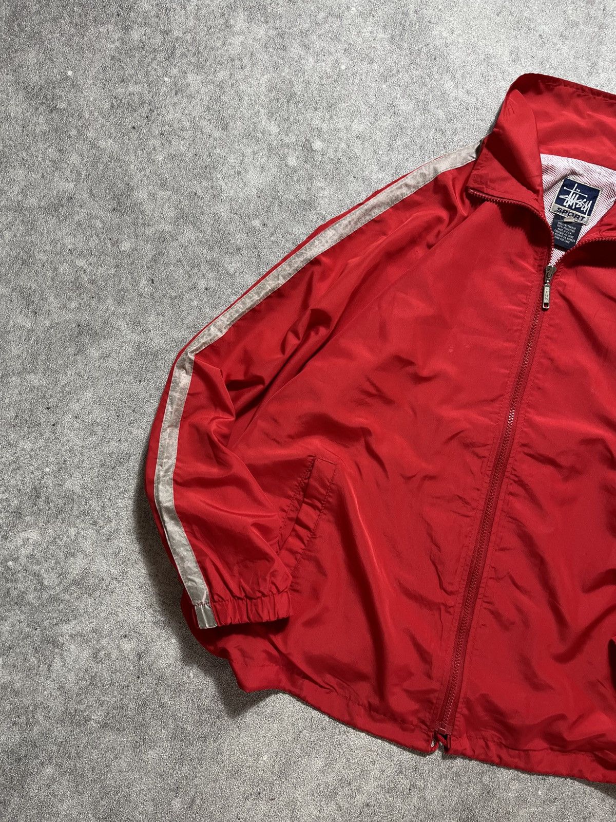 Stussy Vintage 90s Stussy Sport Winbreaker Light Jacket Size US L / EU 52-54 / 3 - 3 Thumbnail