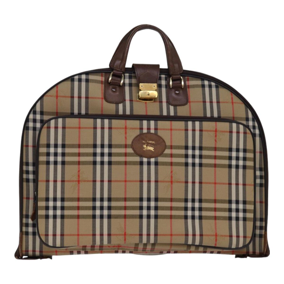 Burberry Nova Check Beige Canvas Travel Bag (Pre-Owned) Size ONE SIZE - 1 Thumbnail
