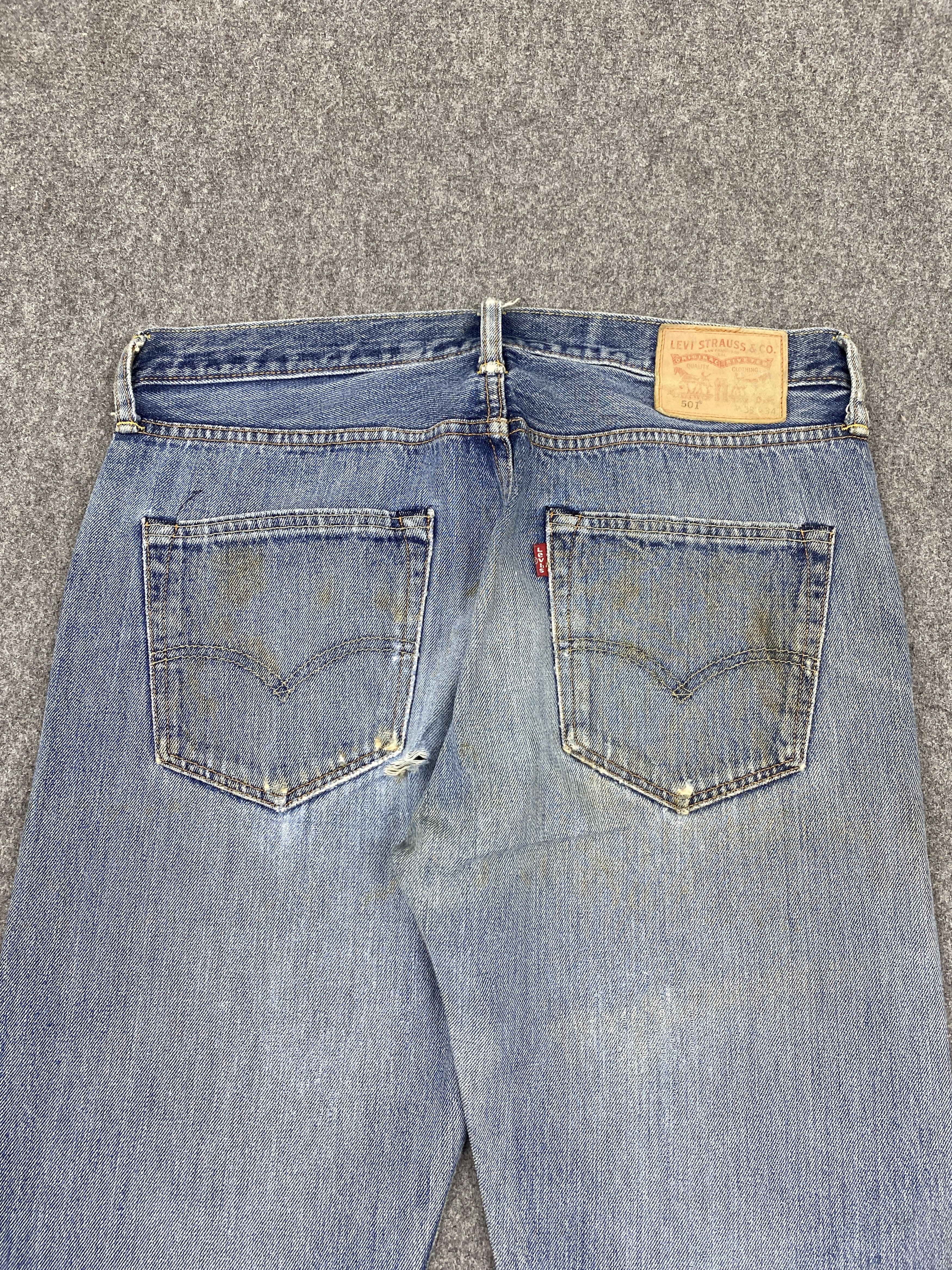 Levi's Vintage Levis 501 Button Fly Jeans DP2705 Size US 34 / EU 50 - 4 Thumbnail