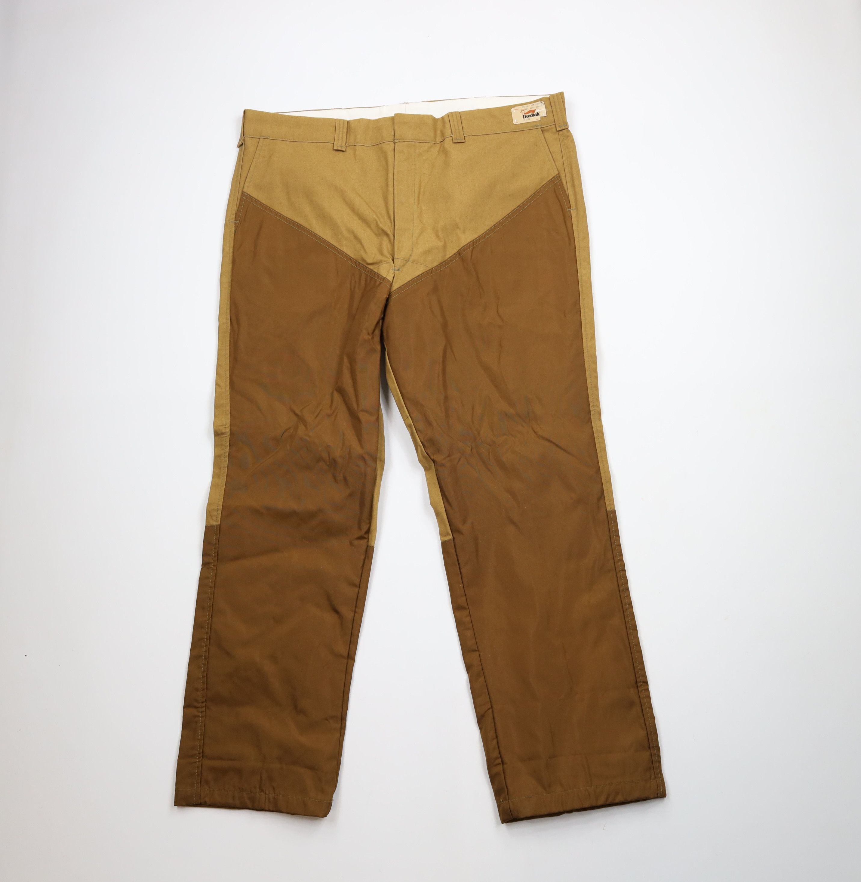 Vintage Deadstock Vintage 60s 70s Duxbak Field Brush Pants Brown USA Size US 42 / EU 58 - 1 Thumbnail