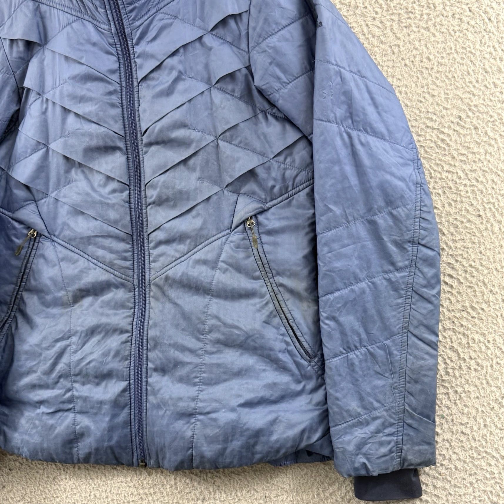 Vintage Columbia Jacket Womens Small Blue Omni Heat Puffer Quilted Full Zip Outdoor Jacket Size S / US 4 / IT 40 - 5 Thumbnail