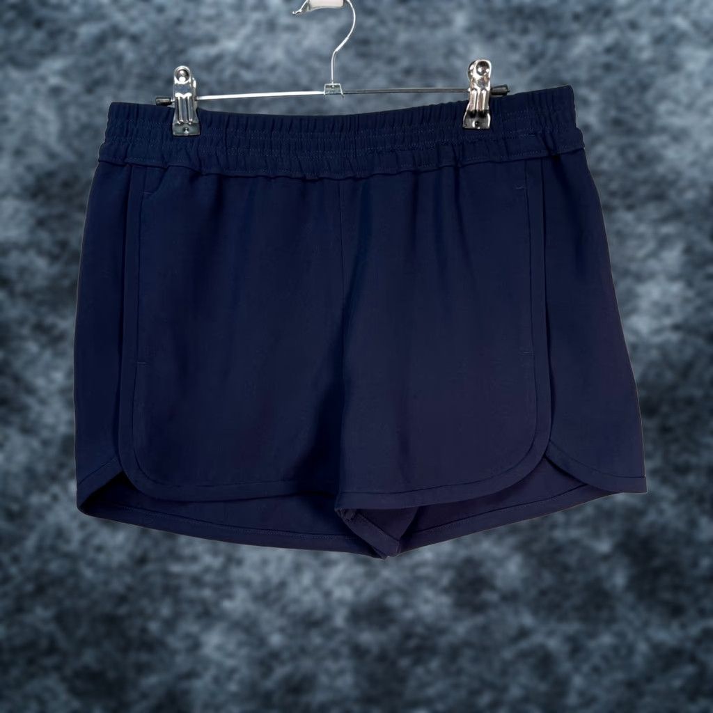 J.Crew J.CREW Womens 4 Navy Blue Elastic Waist Dolphin Hem Shorts Shirtless? Size 27" / US 4 / IT 40 - 1 Thumbnail