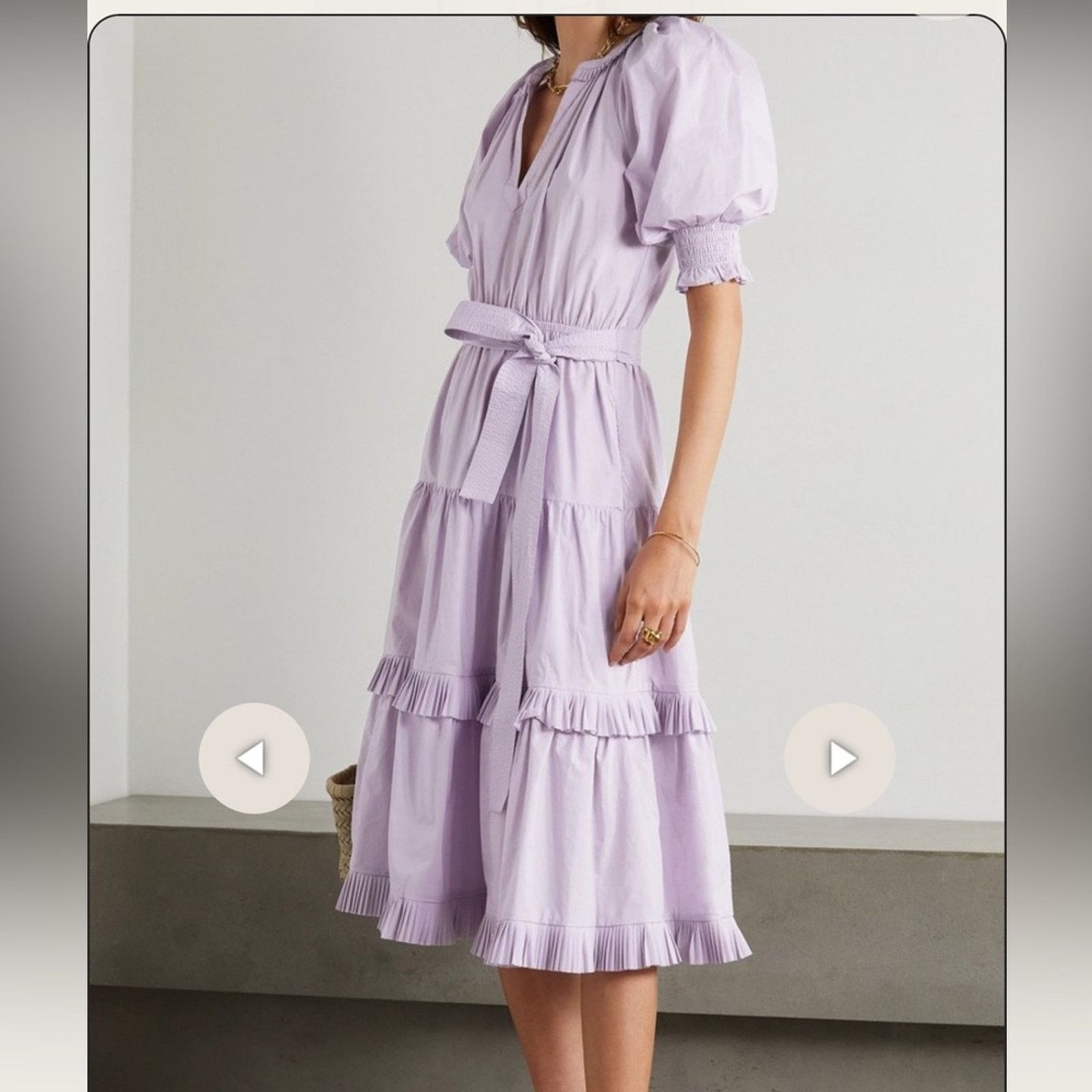 Ulla Johnson Ulla Johnson Dasha Dress – Thistle (Purple) – Size 4 – EUC Size S / US 4 / IT 40 - 2 Thumbnail