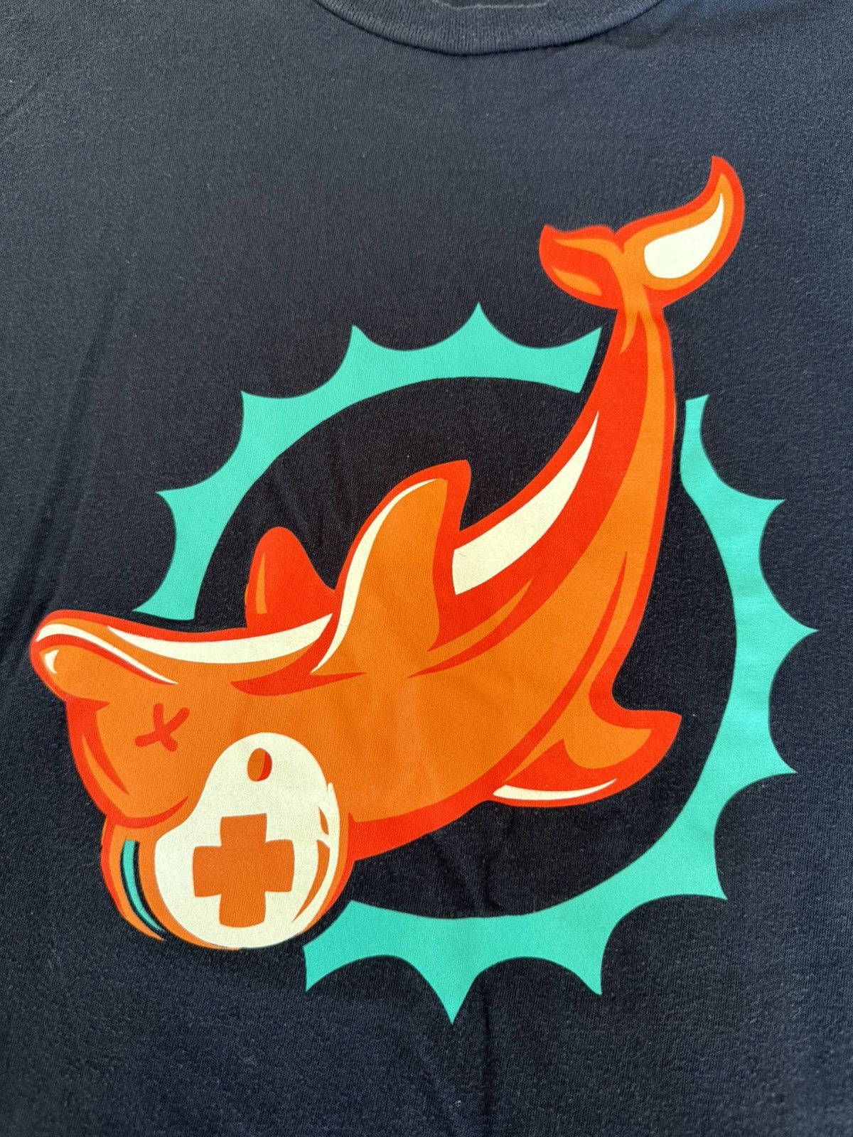 Pink Dolphin Pink Dolphin - Miami Dolphins (sample T) Size US L / EU 52-54 / 3 - 2 Thumbnail