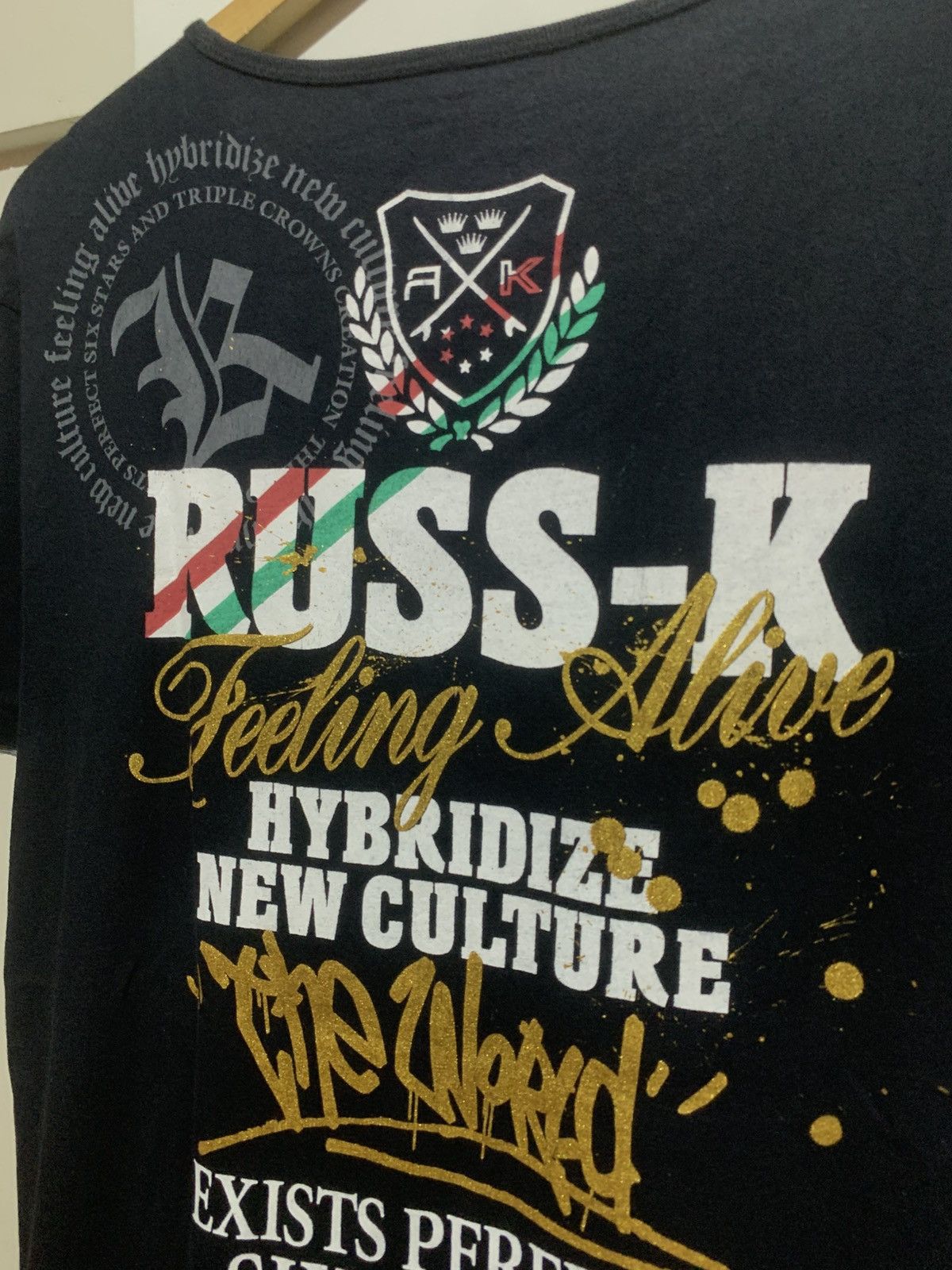 Hysteric Glamour × Supreme Japanese Double Layer Poem Rusk-k LongSleeve Tee Shirt Size US XL / EU 56 / 4 - 16 Thumbnail