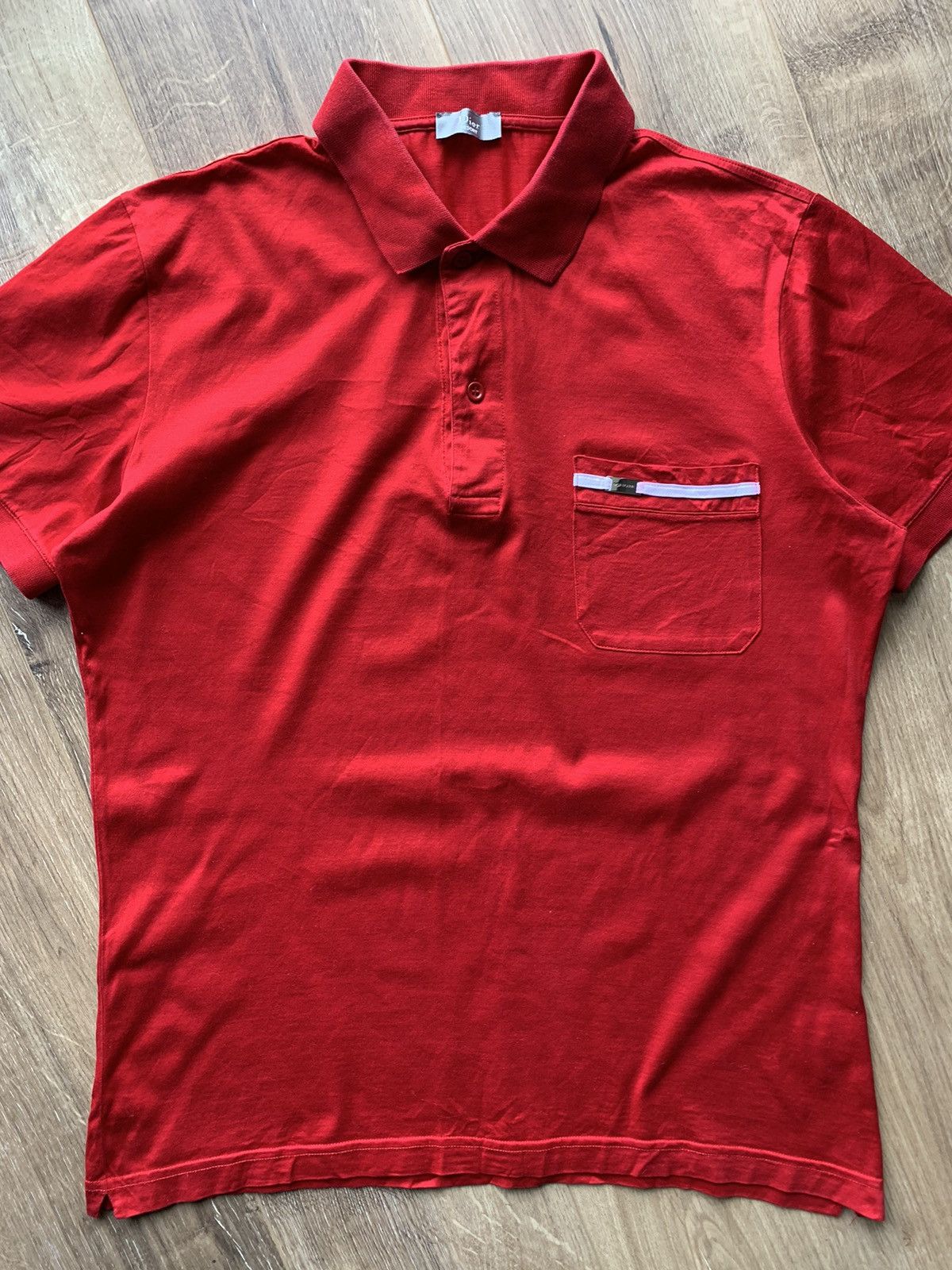Dior Dior Homme Resort red polo Size US M / EU 48-50 / 2 - 2 Thumbnail