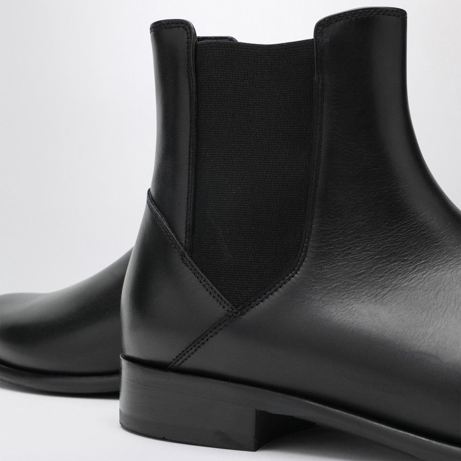 Doucal's o1d2blof0226 Leather Ankle Boots in Black Size US 10.5 / EU 43-44 - 5 Thumbnail