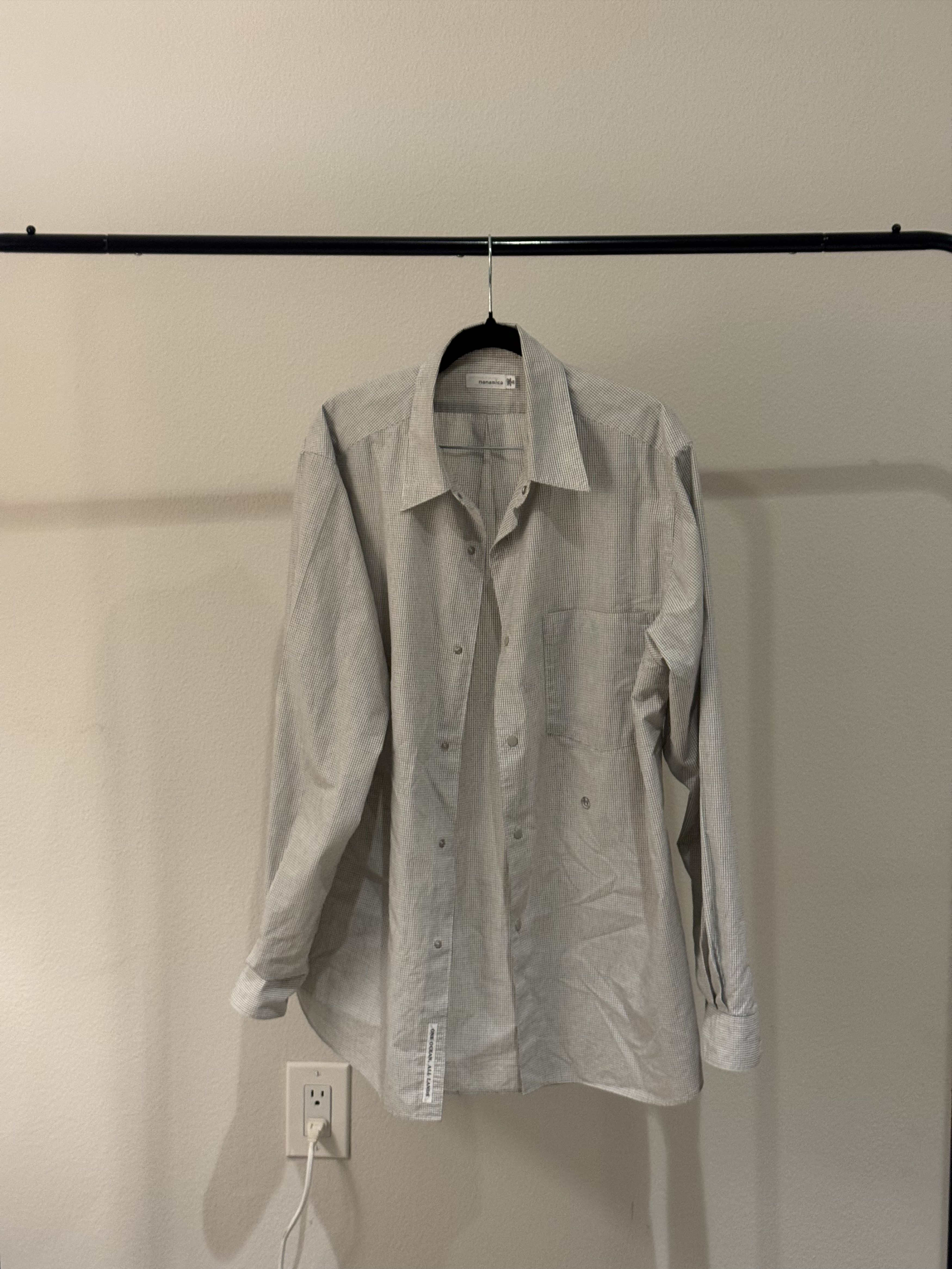 Nanamica Nanamica Regular Collar Wind Shirt Size US M / EU 48-50 / 2 - 3 Thumbnail