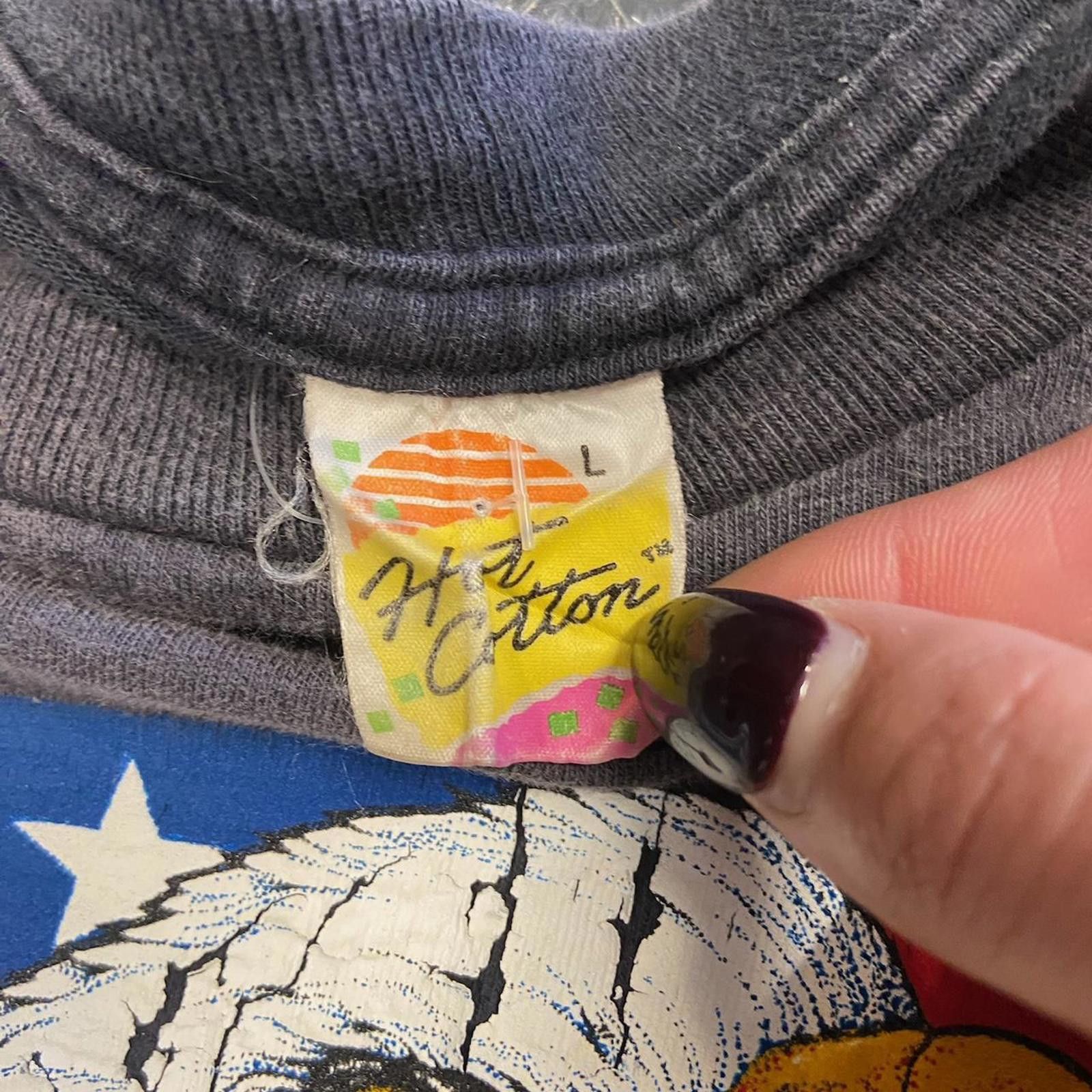 Vintage 1990 Faded ‘Can’t Touch This’ Desert Storm Fighter Jet Tee Size US L / EU 52-54 / 3 - 3 Thumbnail