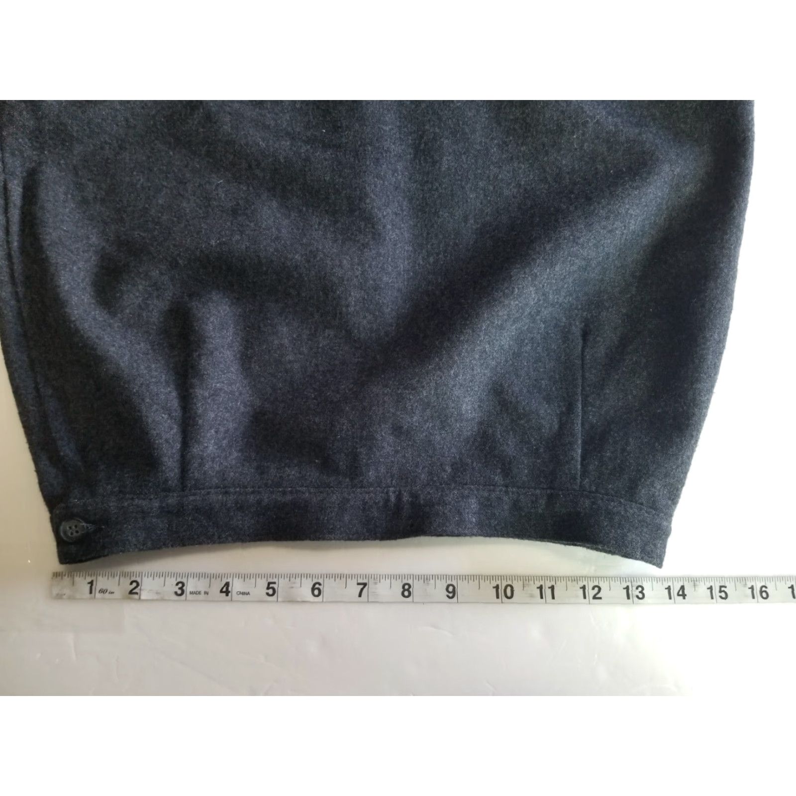 Pendleton VINTAGE Pendleton Skirt Wool Midi Gray Plaid A-Line Women 10 Size 32" / US 10 / IT 46 - 3 Thumbnail