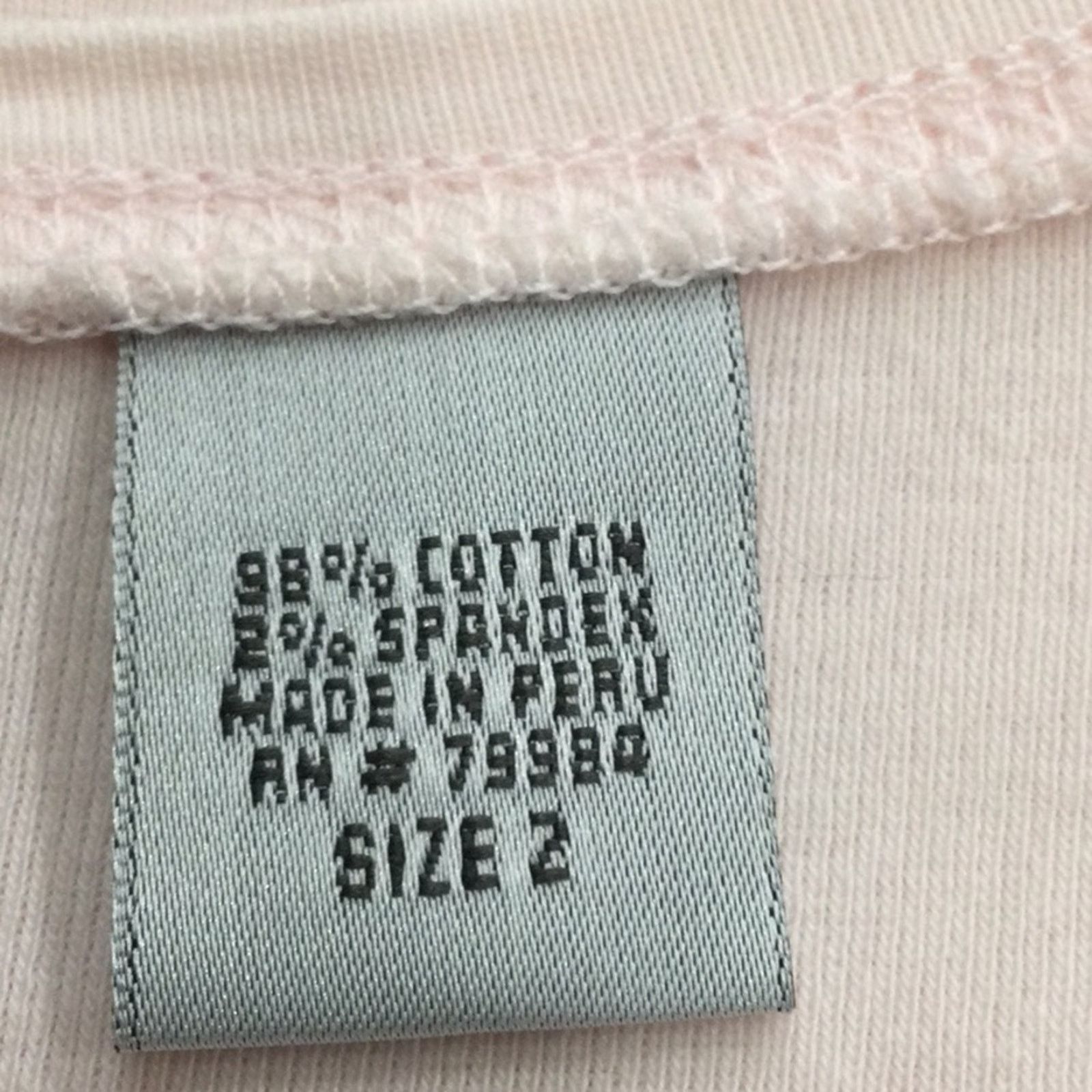 Chicos Chico's Pale Pink V-Neck 3/4 Sleeve Top Size 2/L/12 Size M / US 6-8 / IT 42-44 - 11 Thumbnail