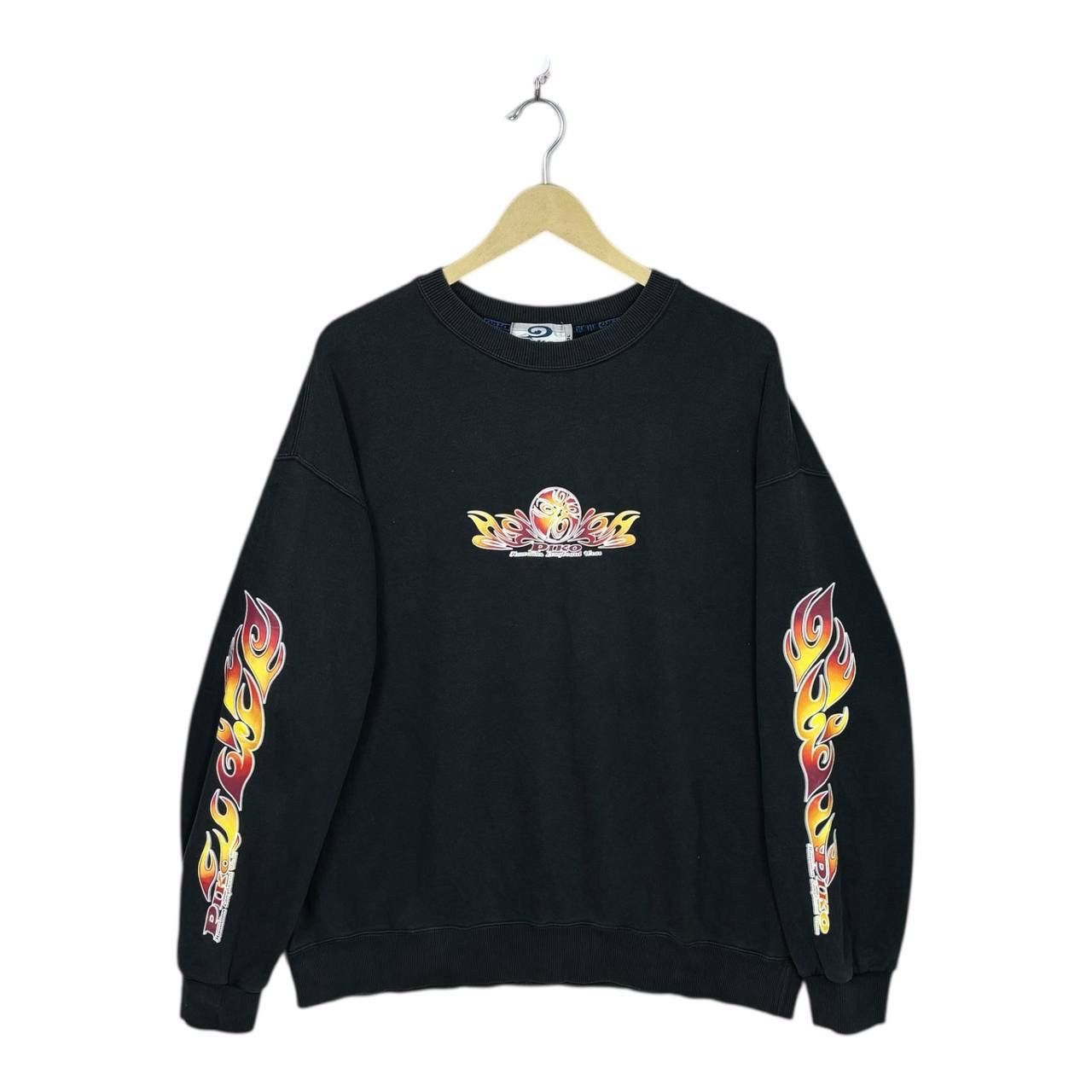 Other Vintage Piko Hawaiian Longboard Surf Sweatshirt Y2K Flames Size US XXL / EU 58 / 5 - 1 Thumbnail