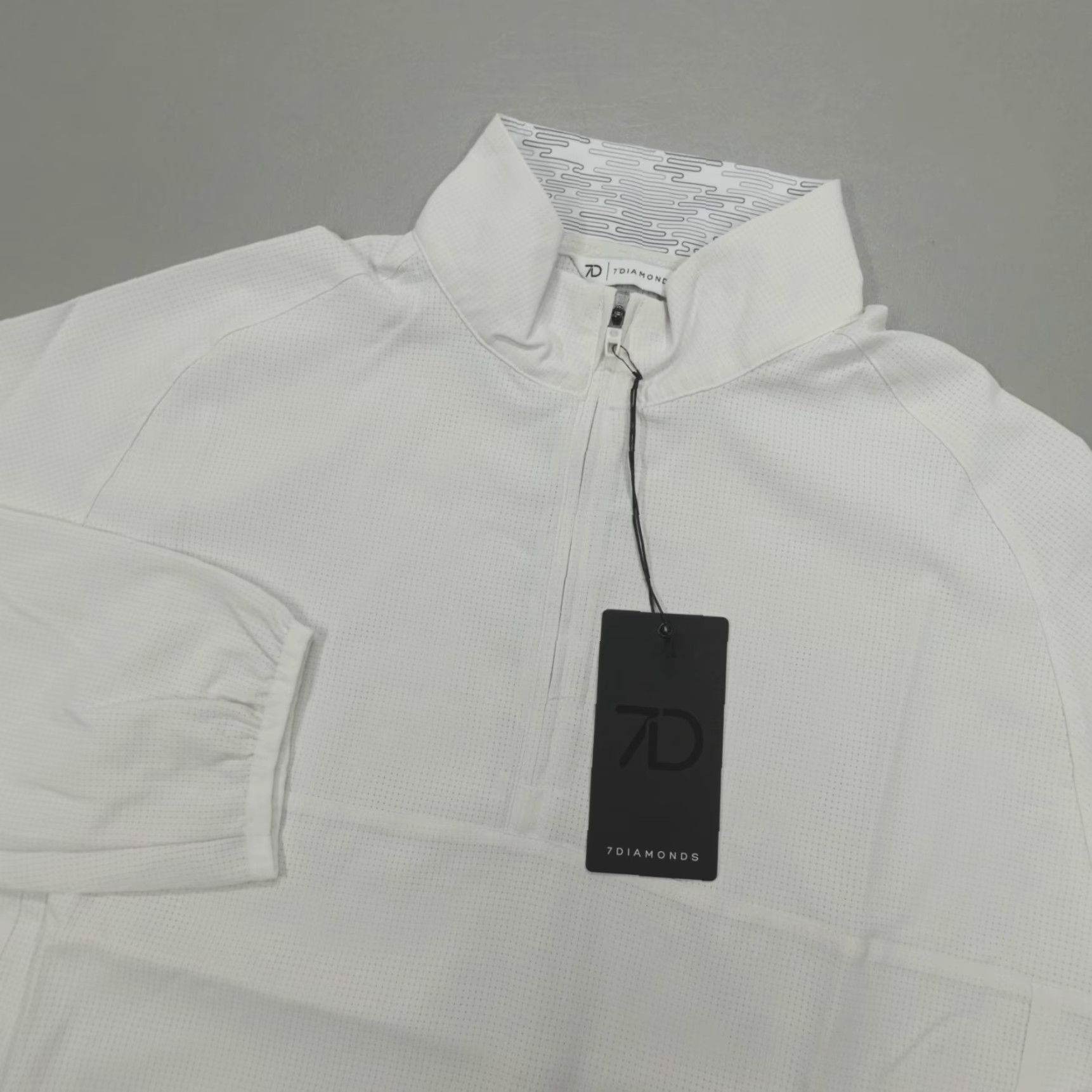 Vintage 7 Diamonds Oxygenate 1/4 Zip Pullover XL Anti-Odor Quick Dry Stretch Dry Activewear Men Size US XL / EU 56 / 4 - 2 Thumbnail
