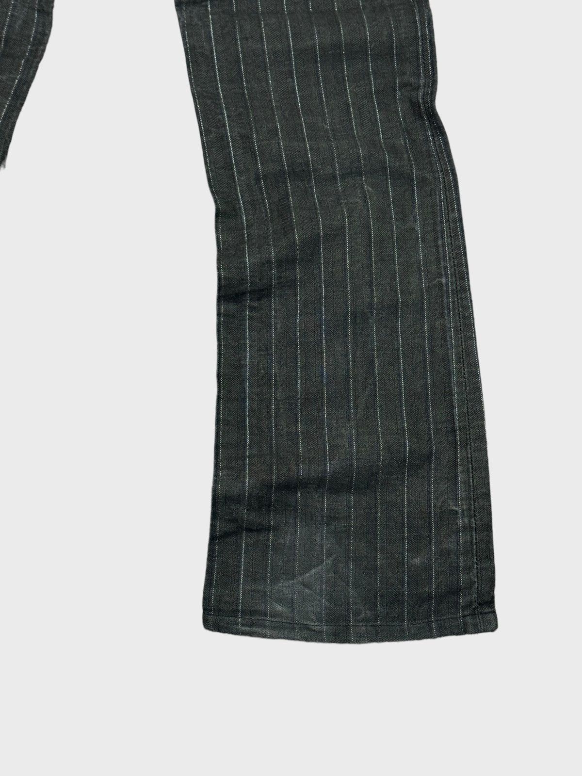 Tornado Mart FLARED TORNADO MART STRIPED BOOTCUT DENIM Size US 28 / EU 44 - 10 Thumbnail