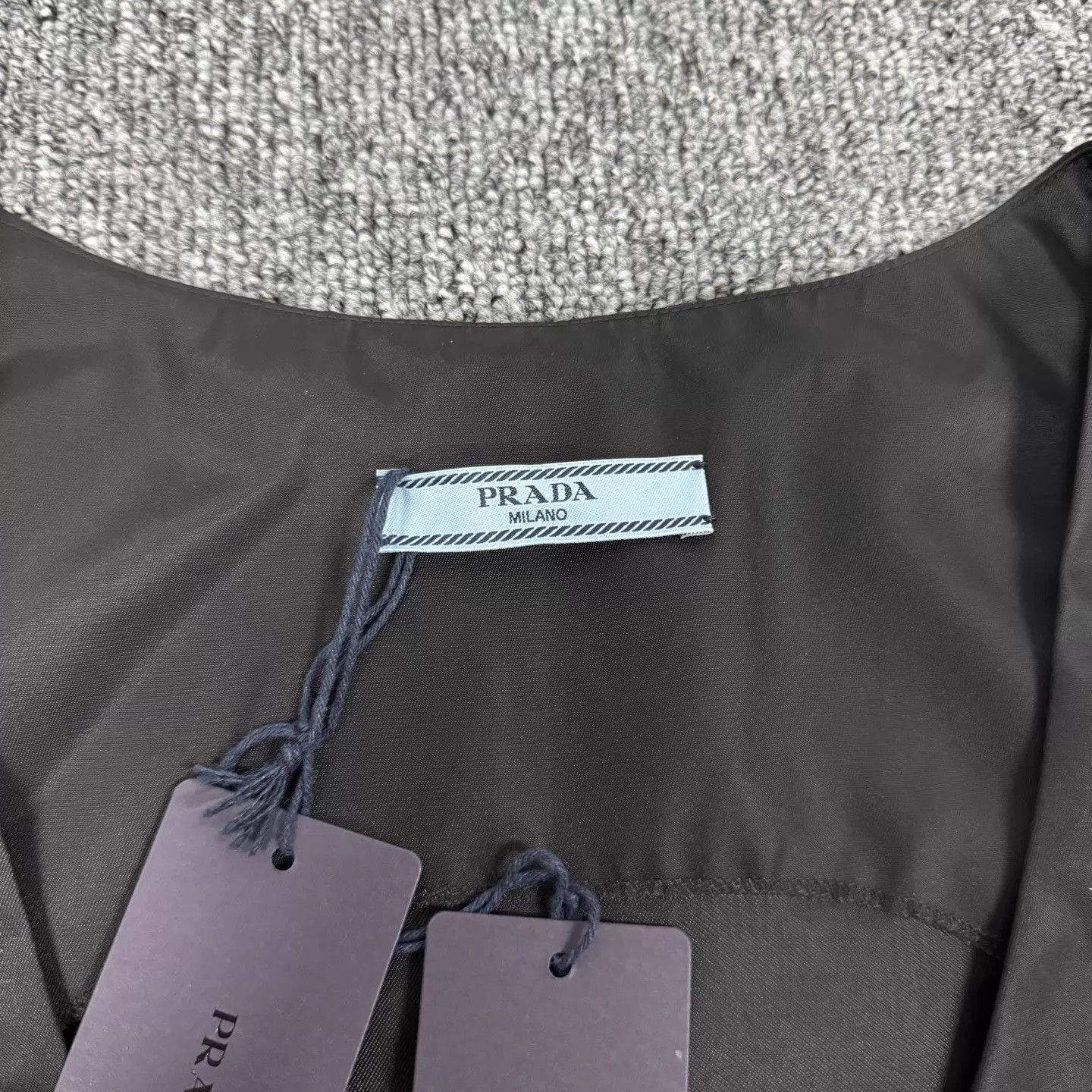Prada Prada Black Nylon Sleeveless Top Tri Logo 44 New With Tags Size M / US 6-8 / IT 42-44 - 5 Thumbnail