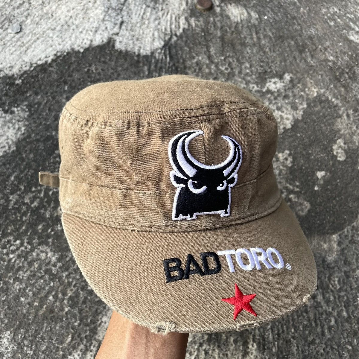 Hypebeast SICK.. distressed cadet hat by lordi negues Size ONE SIZE - 6 Thumbnail