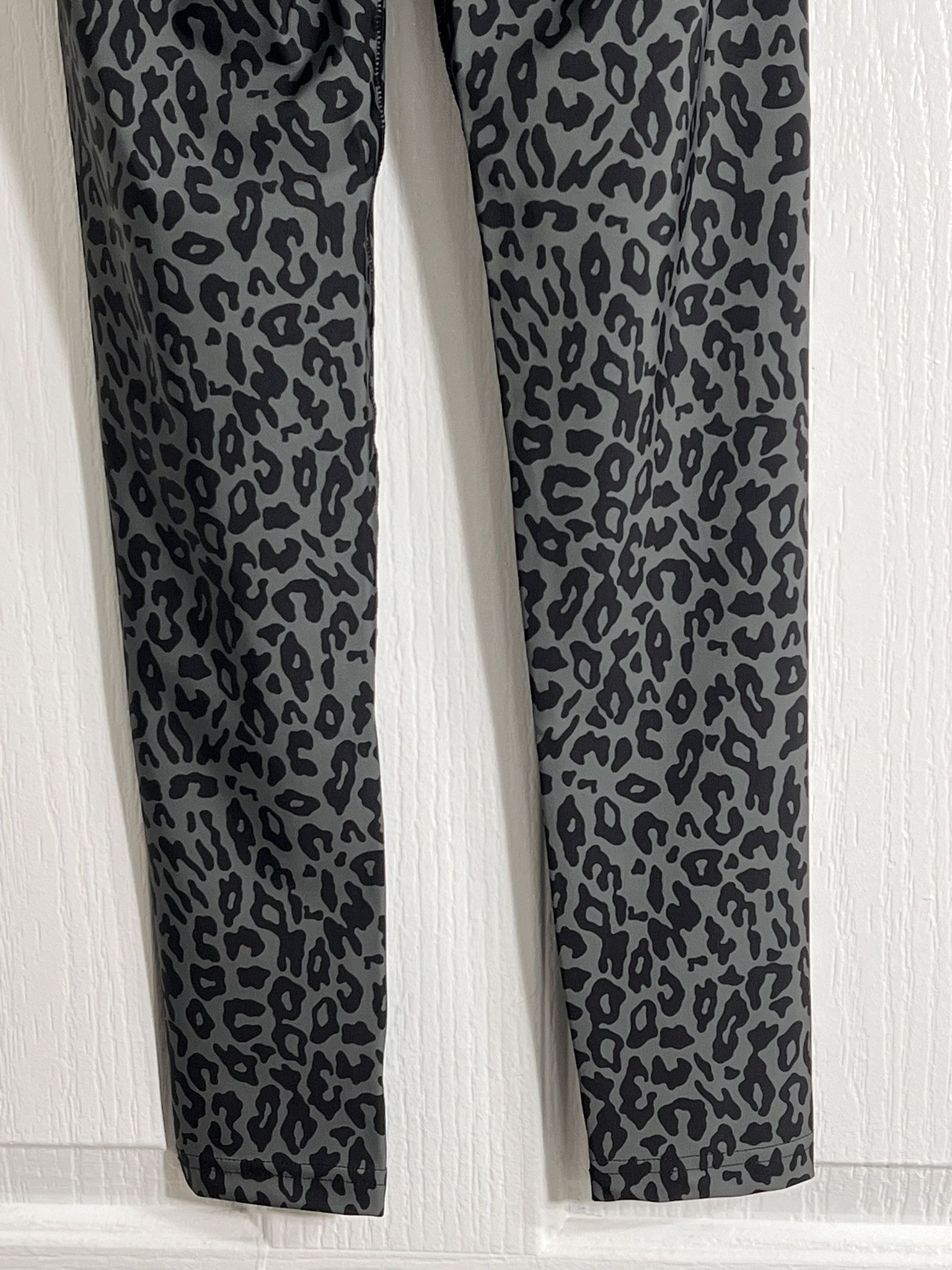 Palm Angels NEW PALM ANGELS Leopard Leggings Camo Stretchy Black XS Size 22" - 13 Thumbnail