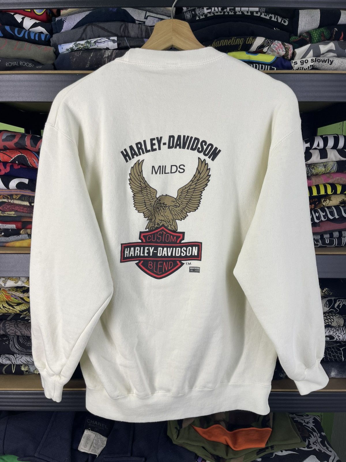 Harley Davidson Vintage 80's Harley Davidson Milds Couple Set Sweatshirt Size US L / EU 52-54 / 3 - 13 Thumbnail