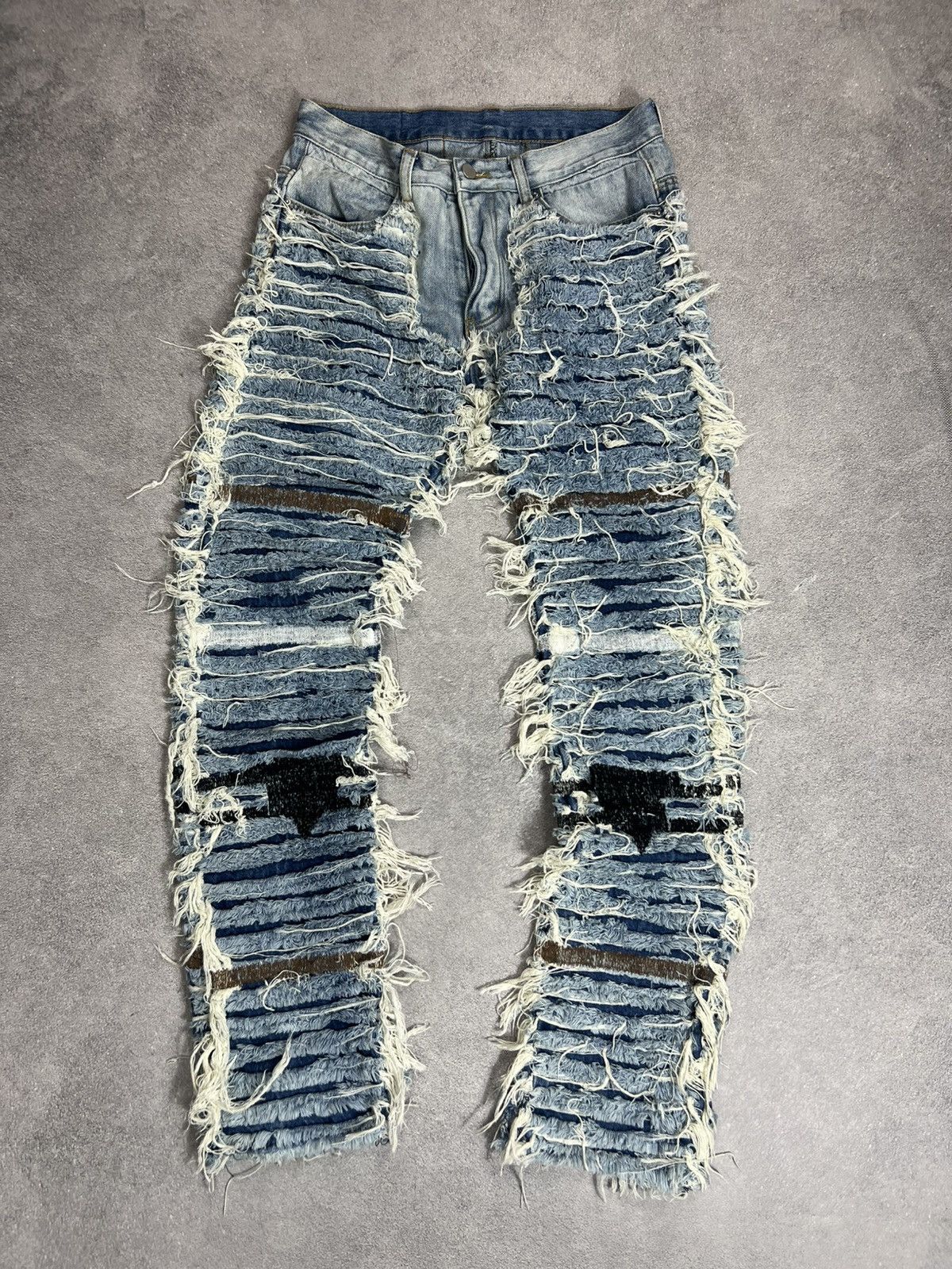 Japanese Brand Vintage streetwear Hysteric Glamour Style Distressed jeans Size US 32 / EU 48 - 3 Thumbnail