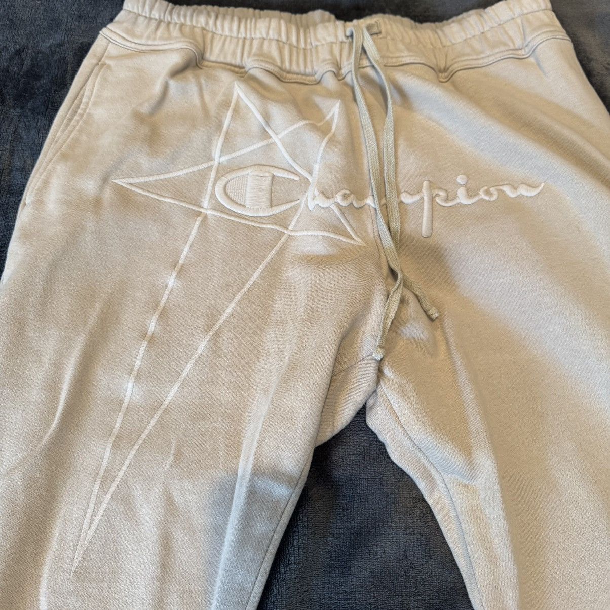 Pearl (Off-White) Rick Owens x Champion Sweatpants Size XXL