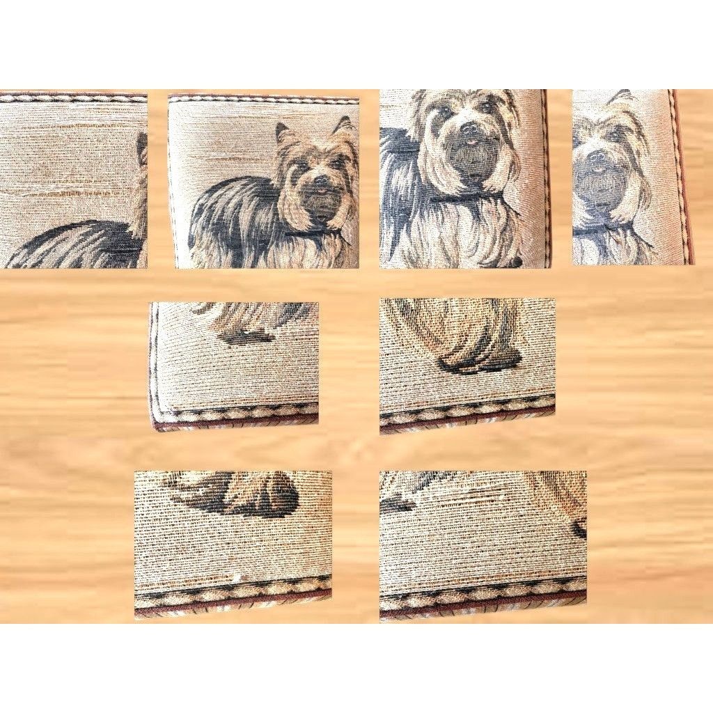 Vintage Vintage Yorkie Tapestry Footstool Made in France Yorkshire T Size ONE SIZE - 7 Thumbnail