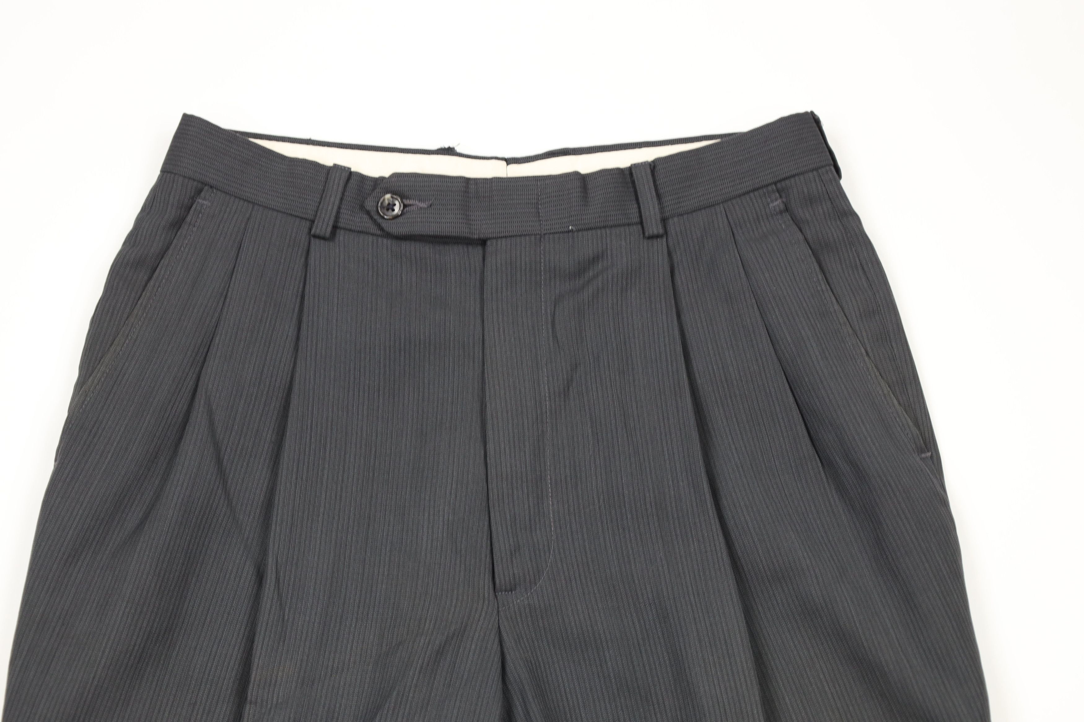 Vintage 70s Palm Beach Pinstriped 2 Piece Suit