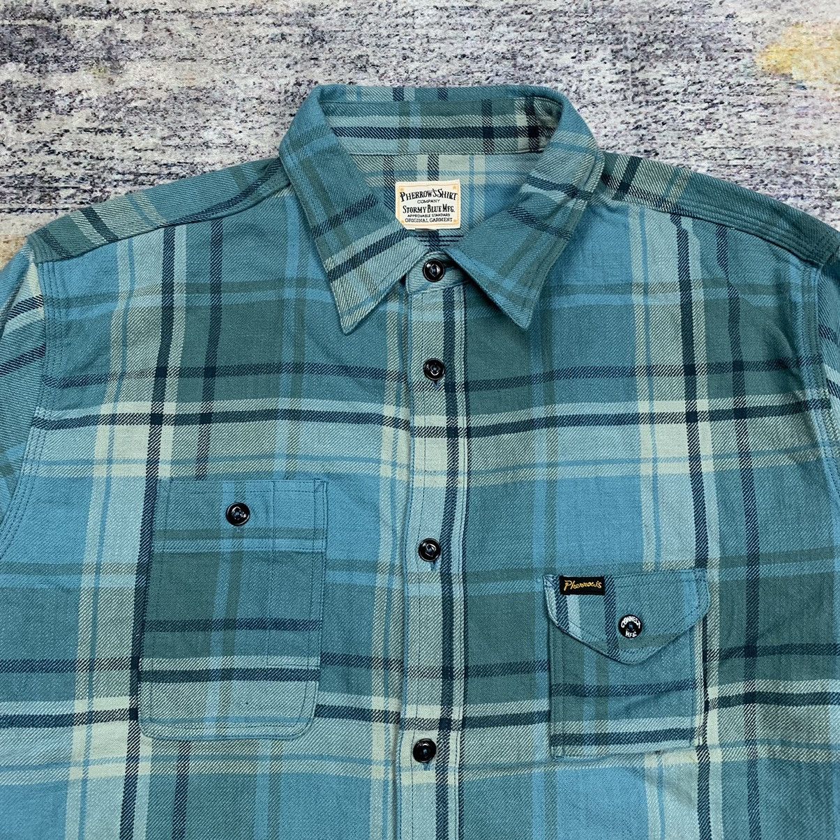 Pherrow's Pherrows stormy blue chambray flannel Size US XL / EU 56 / 4 - 3 Thumbnail