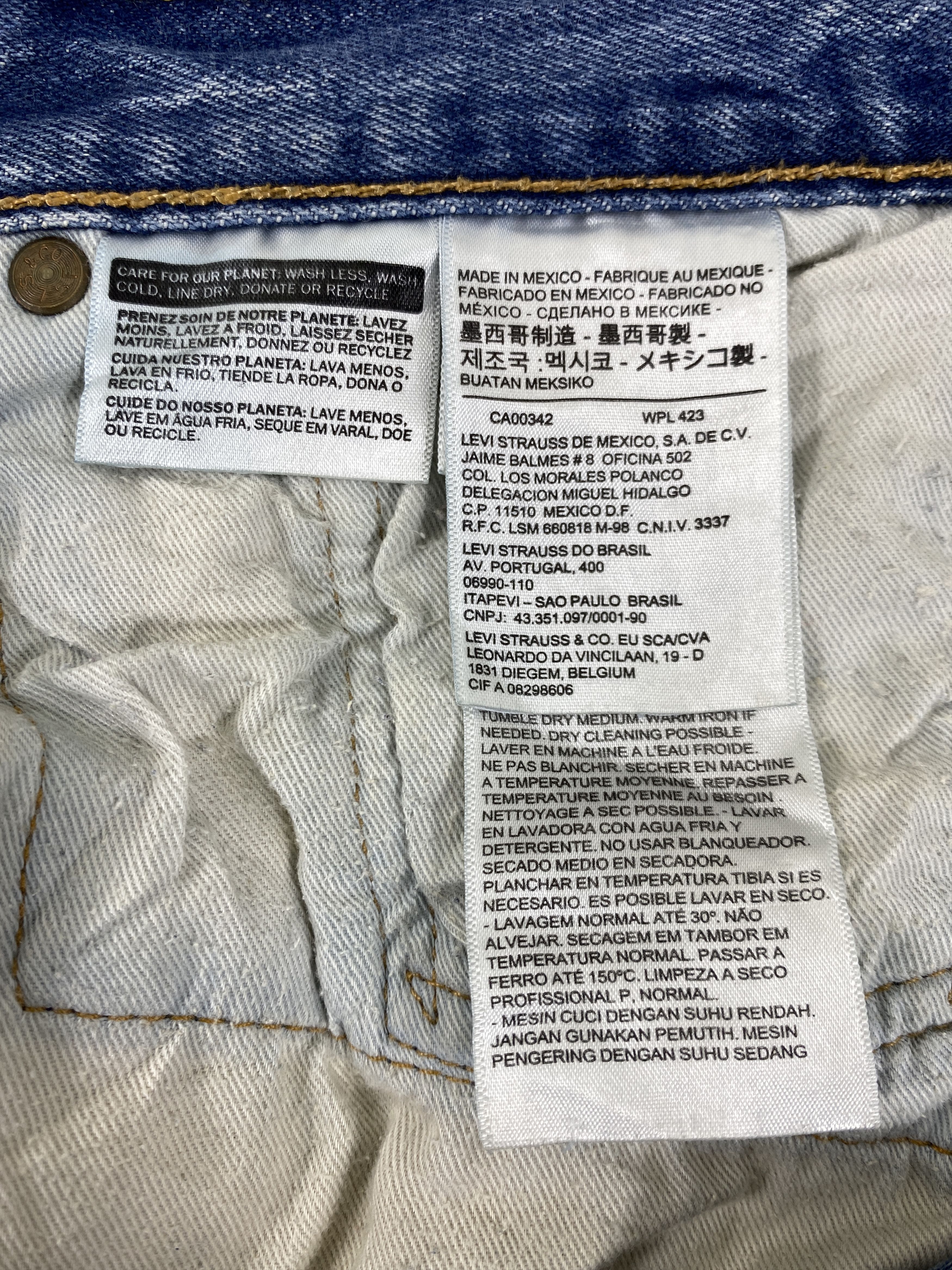 Levi's Dirty Blue Vintage Levi's 501 Jeans 38x32 Denim -JN1589 Size US 38 / EU 54 - 9 Thumbnail