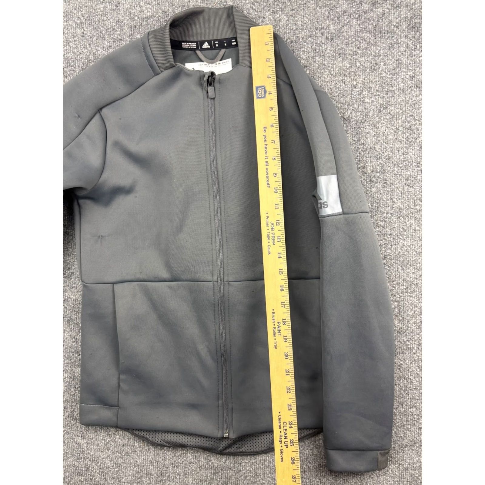 Adidas Adidas Team Squad Bomber Jacket Women M Gray Climalite Limited Edition Sports Jacket Size M / US 6-8 / IT 42-44 - 4 Thumbnail