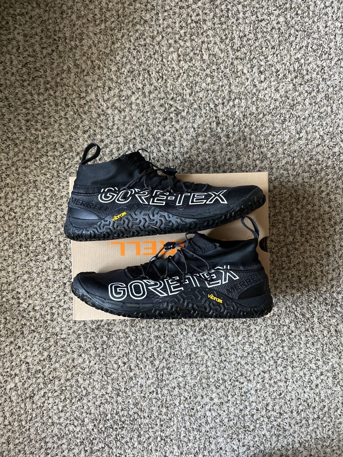 image of Goretex x Merrell Hiking Shoes / Trail Runners in Black, Men's (Size 12)