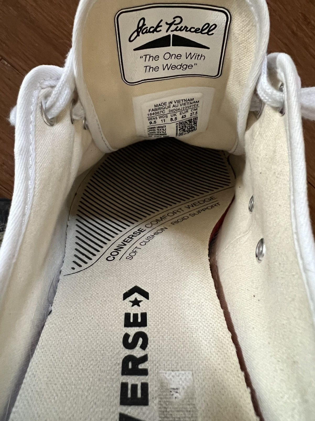 Converse Jack Purcell - Low Top Chucks in White Size US 9.5 / EU 42-43 - 7 Thumbnail