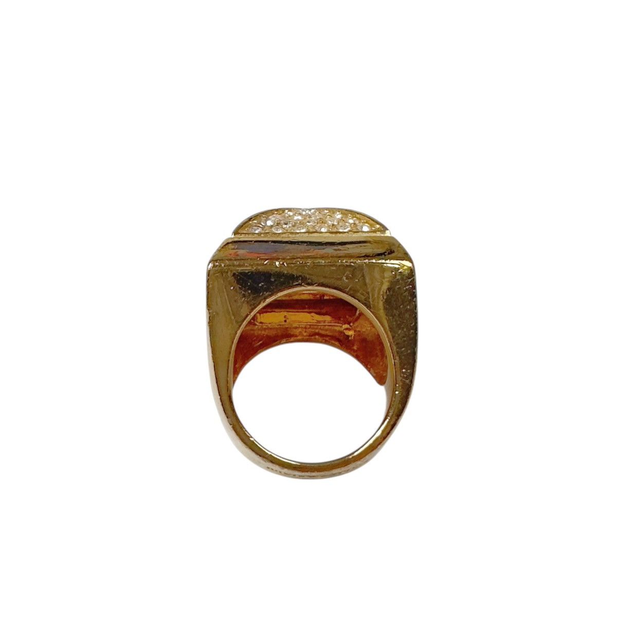 Michael Kors Michael Kors Pyramid Gold Plated Cocktail Ring Size 7 Size ONE SIZE - 5 Thumbnail