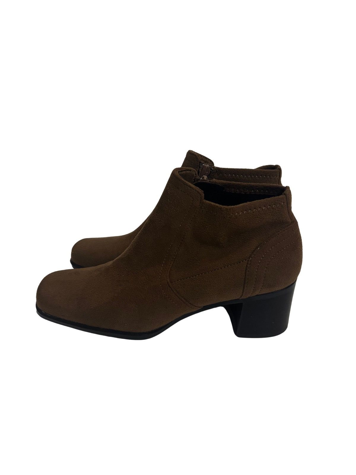 Liz Claiborne Beige suede ankle Boots.wf7011 Size US 6.5 / IT 36.5 - 4 Thumbnail
