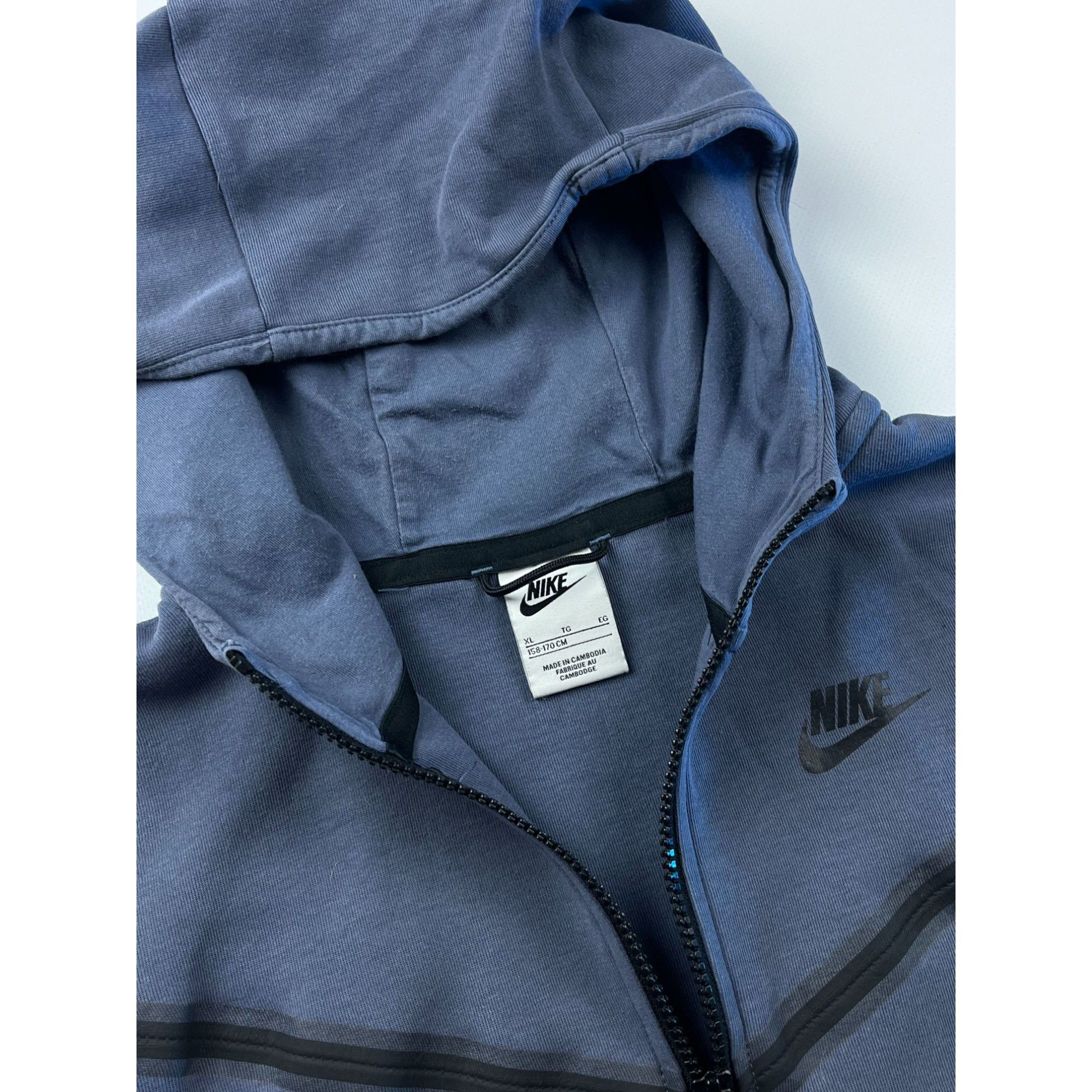 Nike Nike Tech Fleece Full-Zip Hoodie Blue Size US XS / EU 42 / 0 - 2 Thumbnail