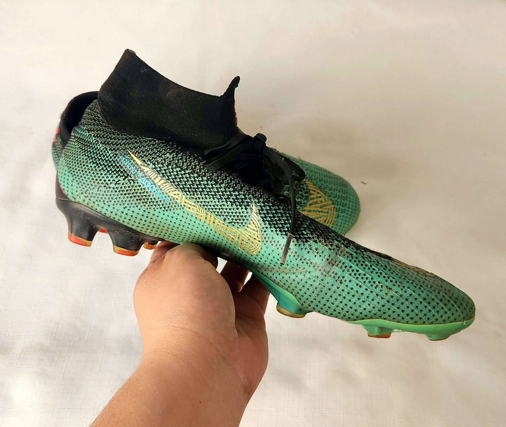 Nike Nike Mercurial Superfly 6 Elite Pro FG CR7 AJ3547-390 SZ 12 Size US 12 / EU 45 - 2 Thumbnail
