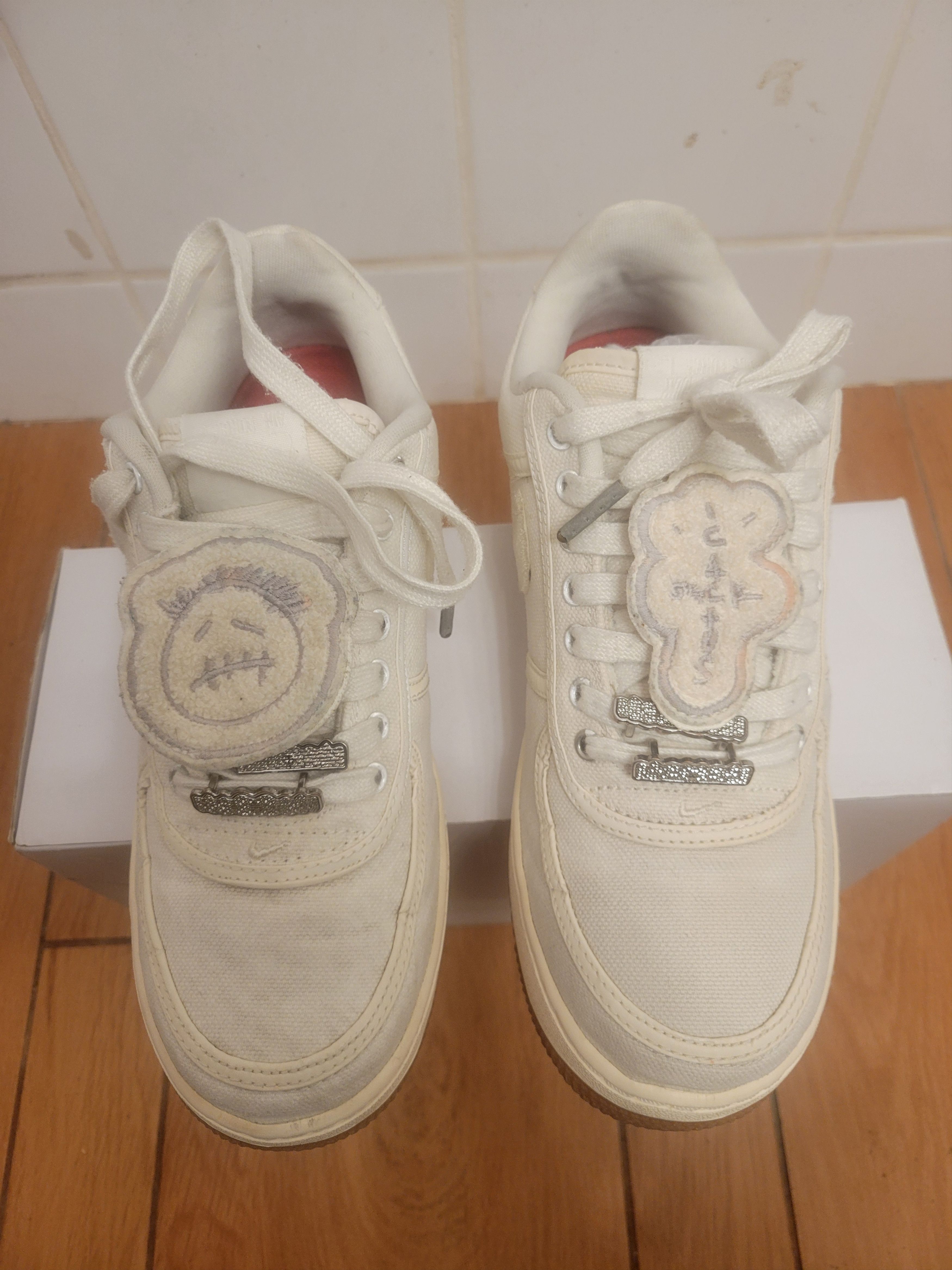 Nike × Travis Scott Nike Air Force 1 Travis Scott Sail Size US 7 / EU 40 - 1 Thumbnail