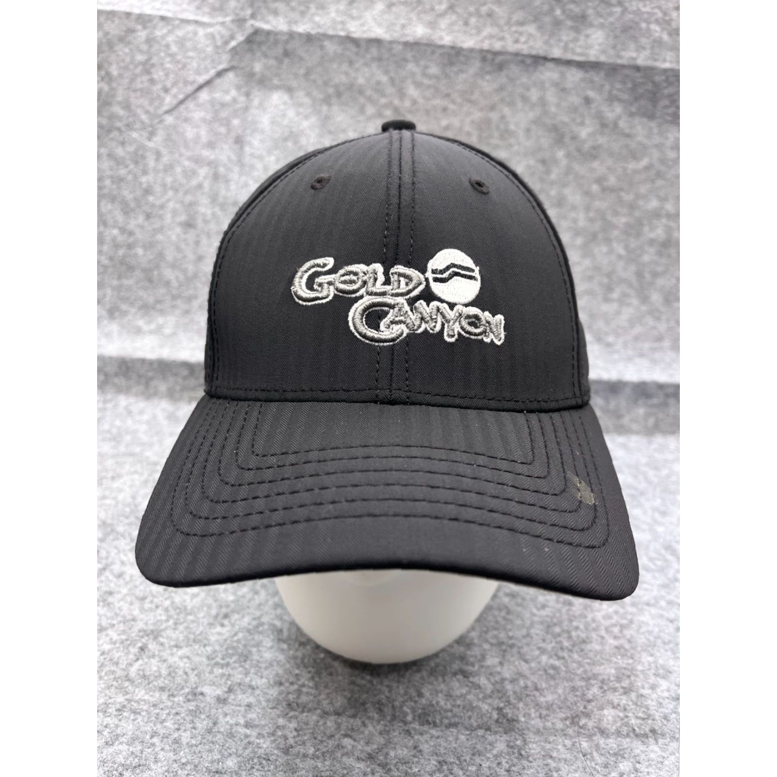 Imperial VINTAGE Imperial Hat/Cap Adult One Size Black Baseball Cap Golf Outdoor Lightweight Stretch Knits Polyester Blend Sidewinder Men Men Size ONE SIZE - 2 Thumbnail