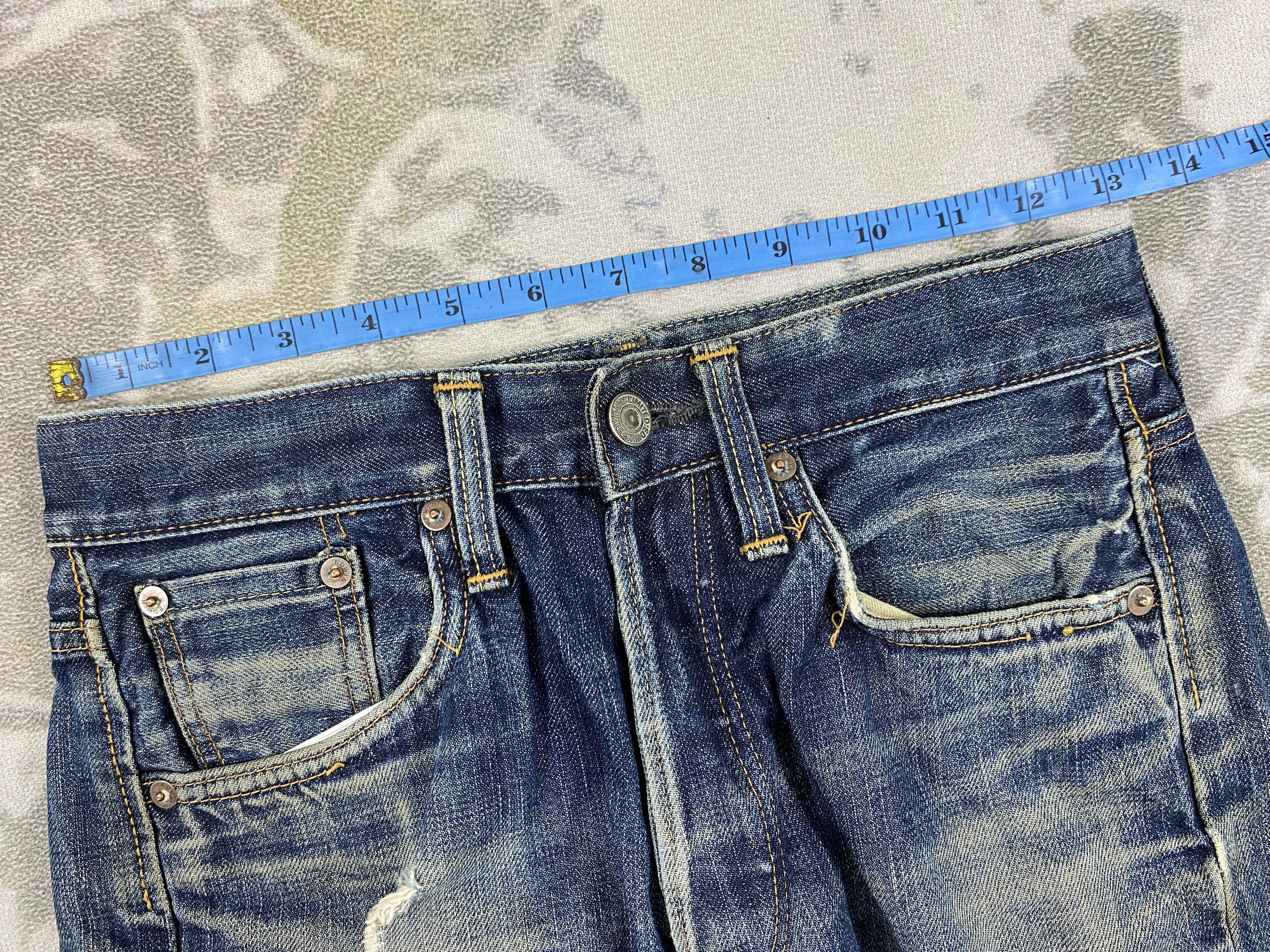 Edwin Selvedge Vintage Edwin Jeans 27x28.5 Denim- JN3725 Size US 27 - 5 Thumbnail