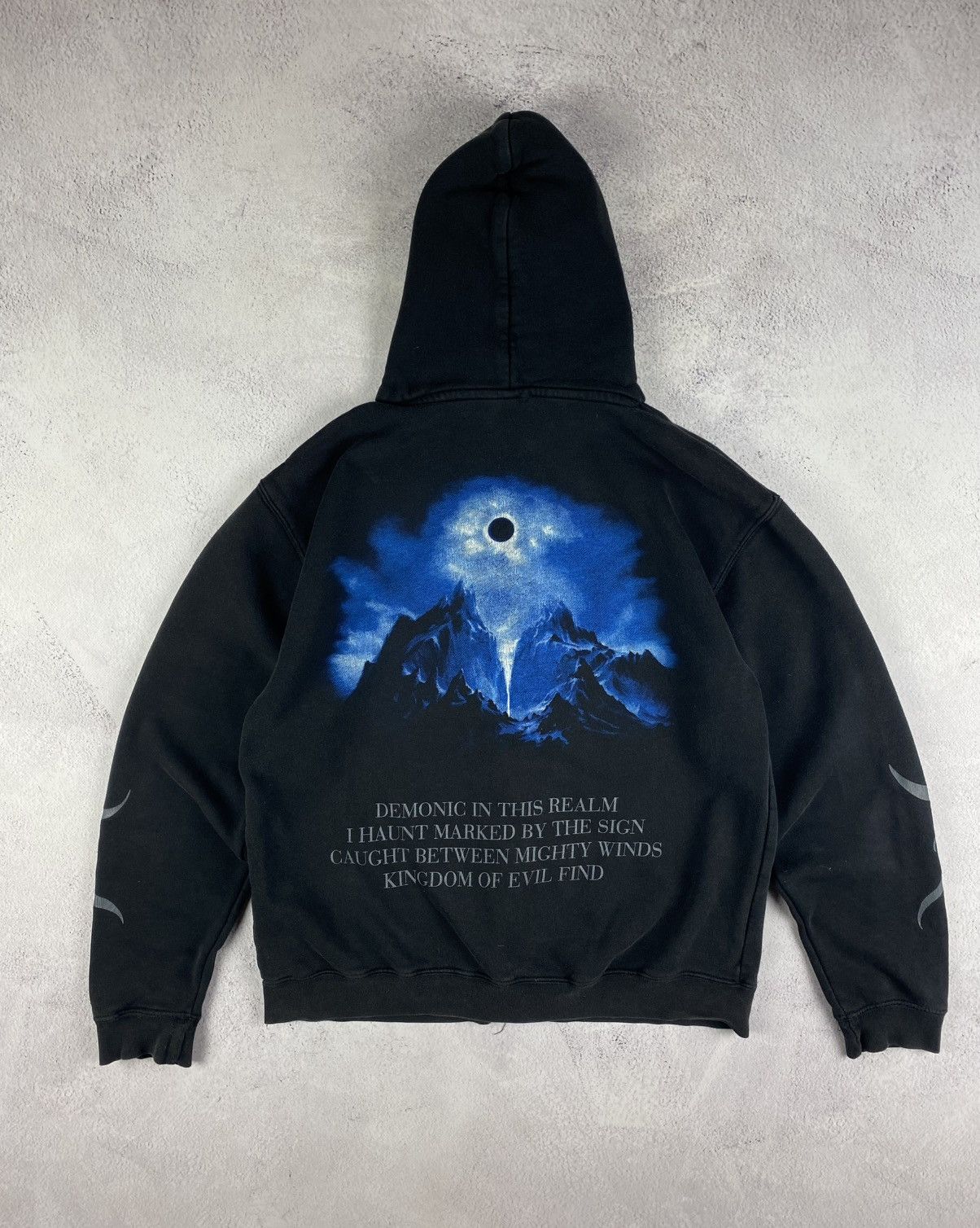 Fruit Of The Loom Vintage Immortal "All Shall Fall" Zip Hoodie , black, size M Size US M / EU 48-50 / 2 - 6 Thumbnail