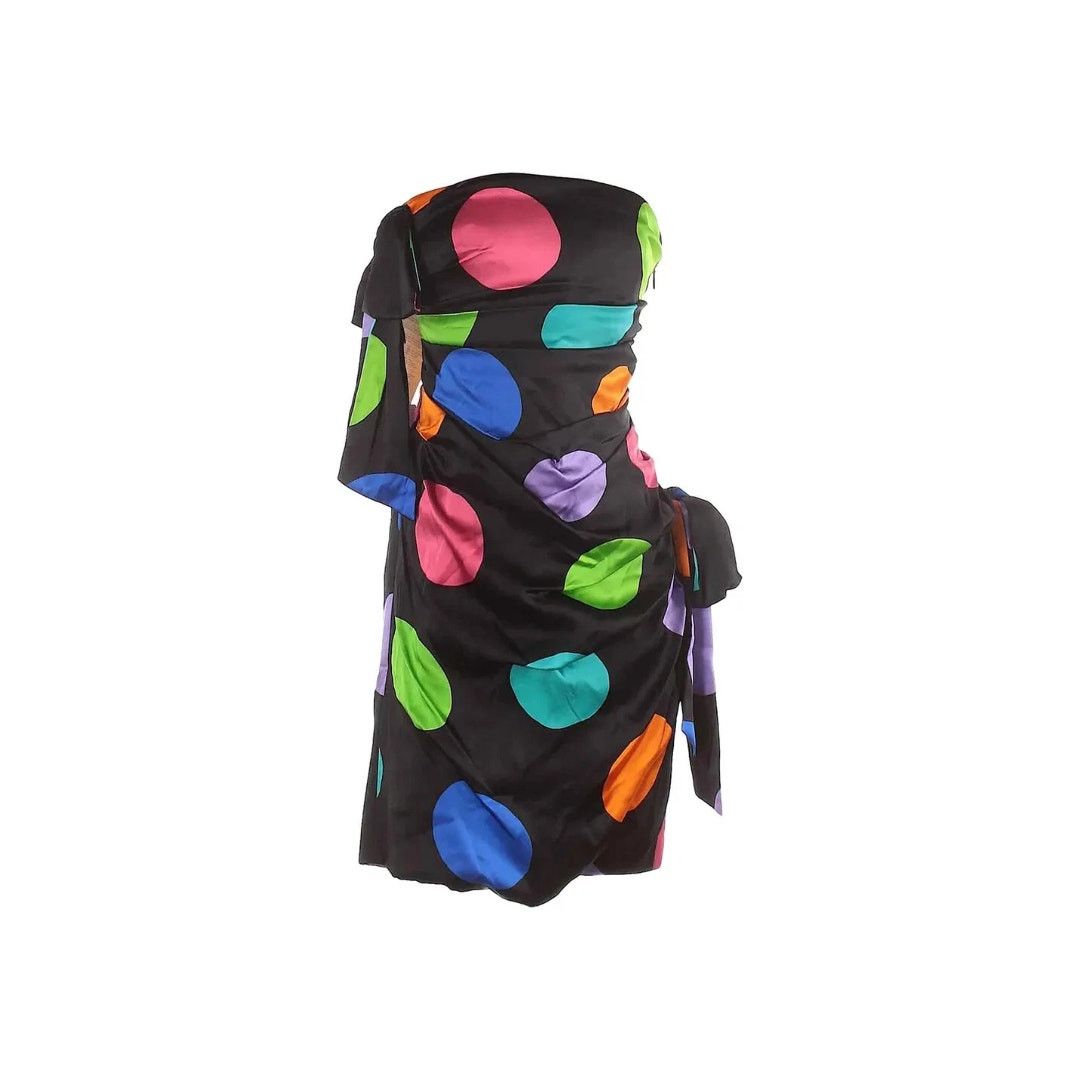 Moschino SS15 Moschino Couture Jeremy Scott Cocktail Dress Neon Size S / US 4 / IT 40 - 1 Thumbnail