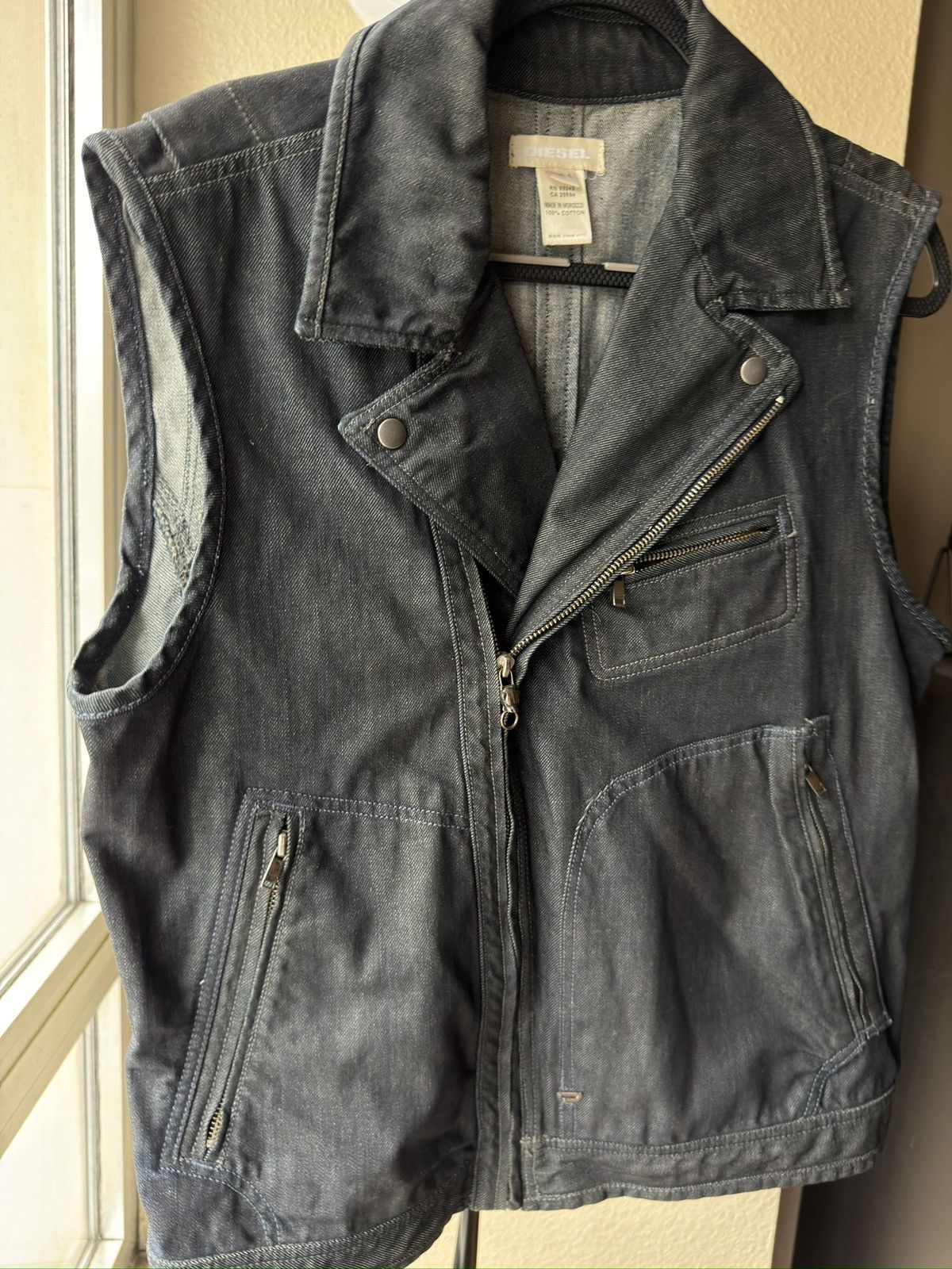 Diesel Diesel denim vest Size US L / EU 52-54 / 3 - 3 Thumbnail